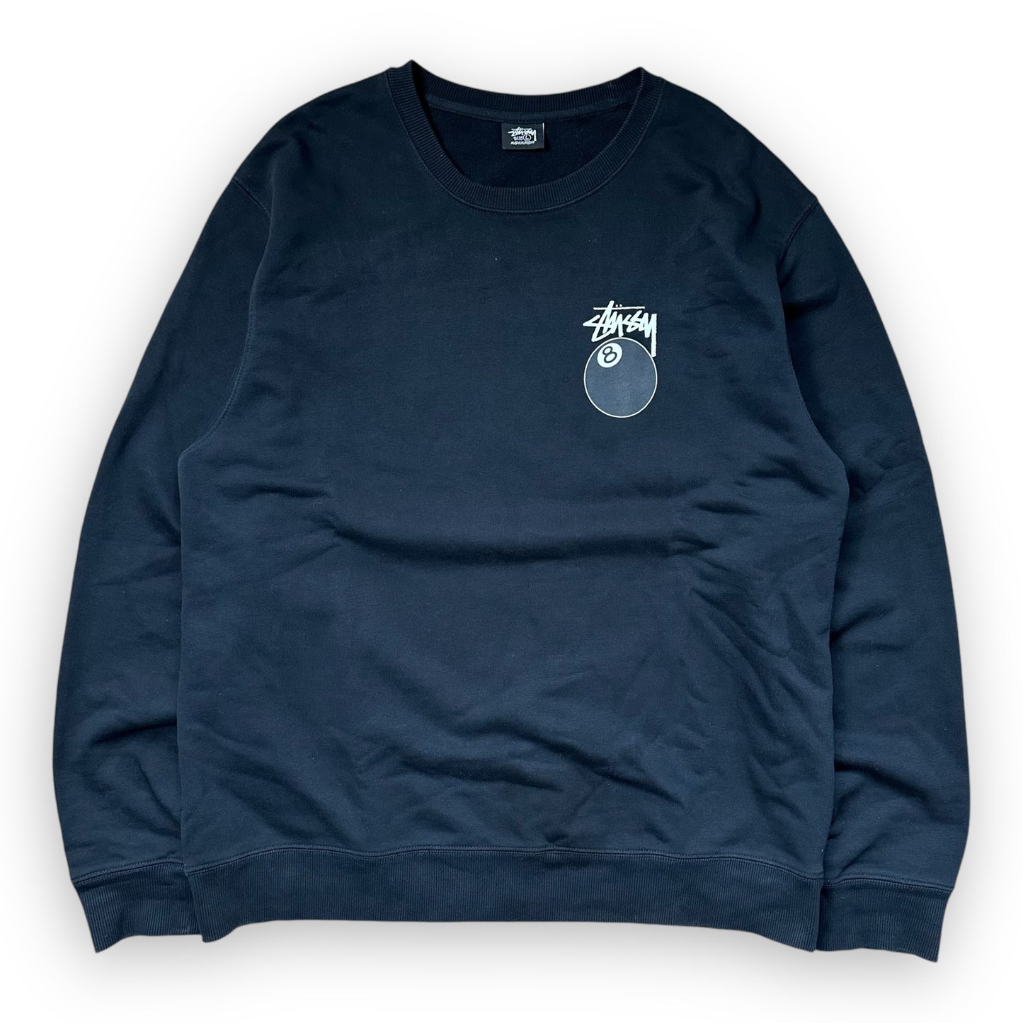 Sweatshirt Crewneck Stussy 8balls Black (L)