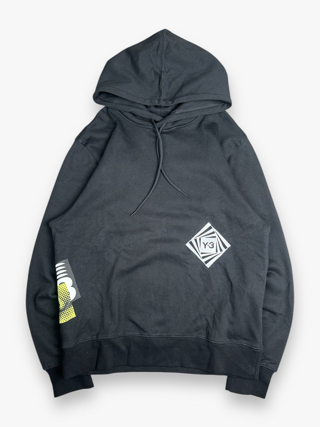 Y-3 Optmistic Illusion Hoodie Black