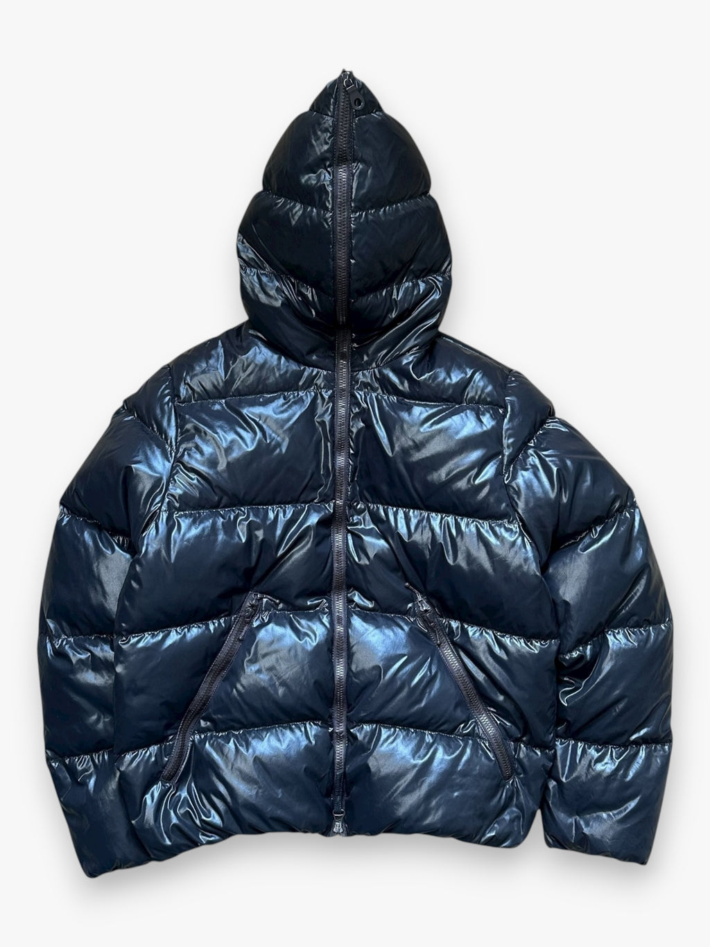 Puffer Jacket Duvetica Full Zip Black Olive