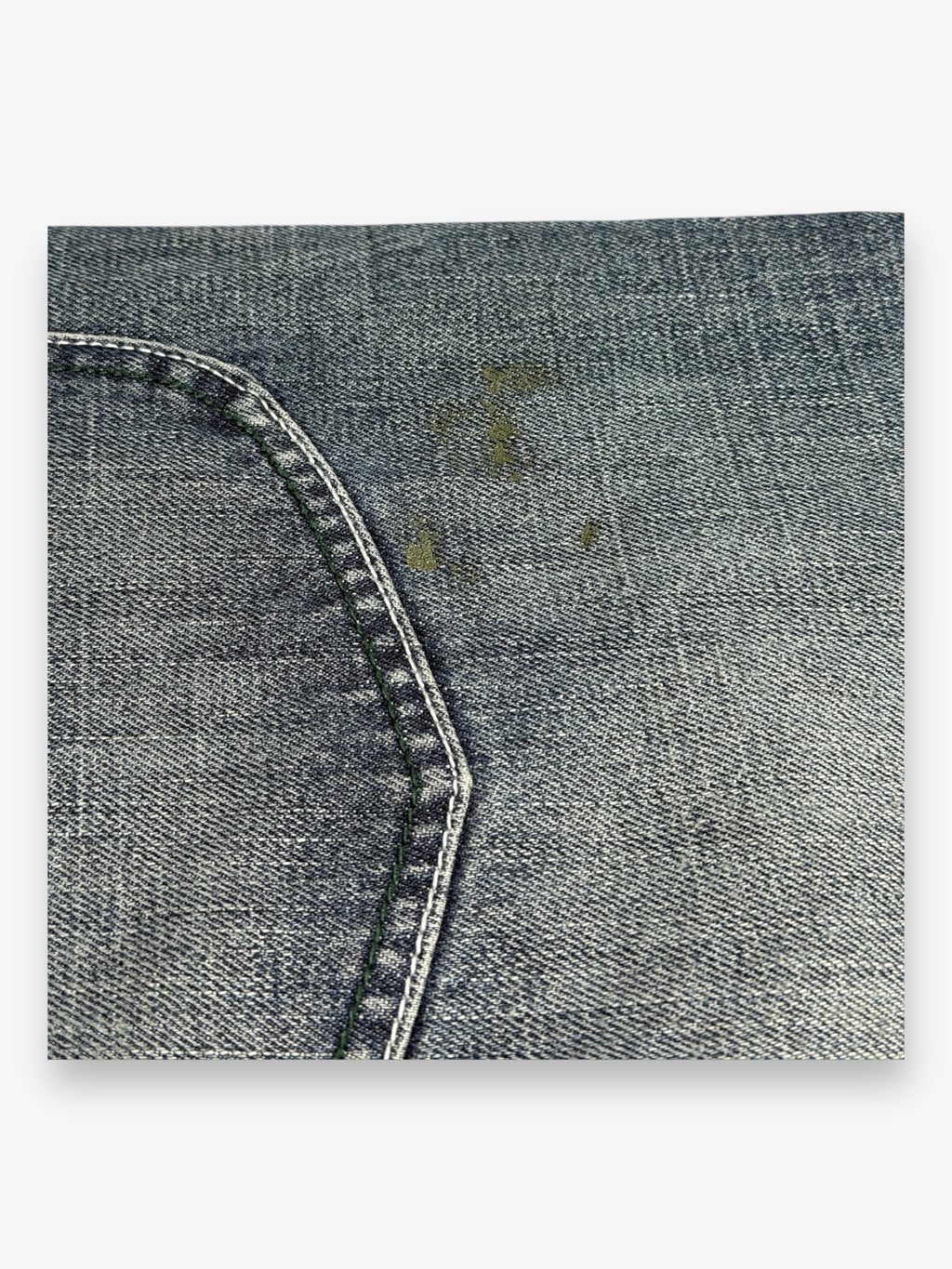Marithe + Francois Girbaud Embroidered SAMPLE Jeans Faded Grey
