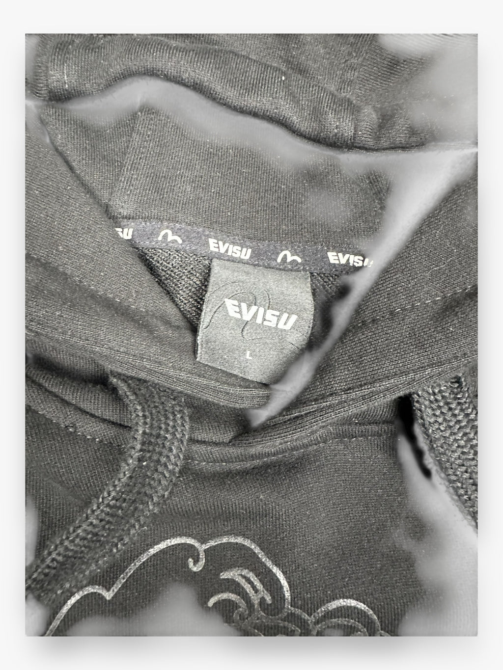 Sweatshirt Hoodie Evisu Wave Gold