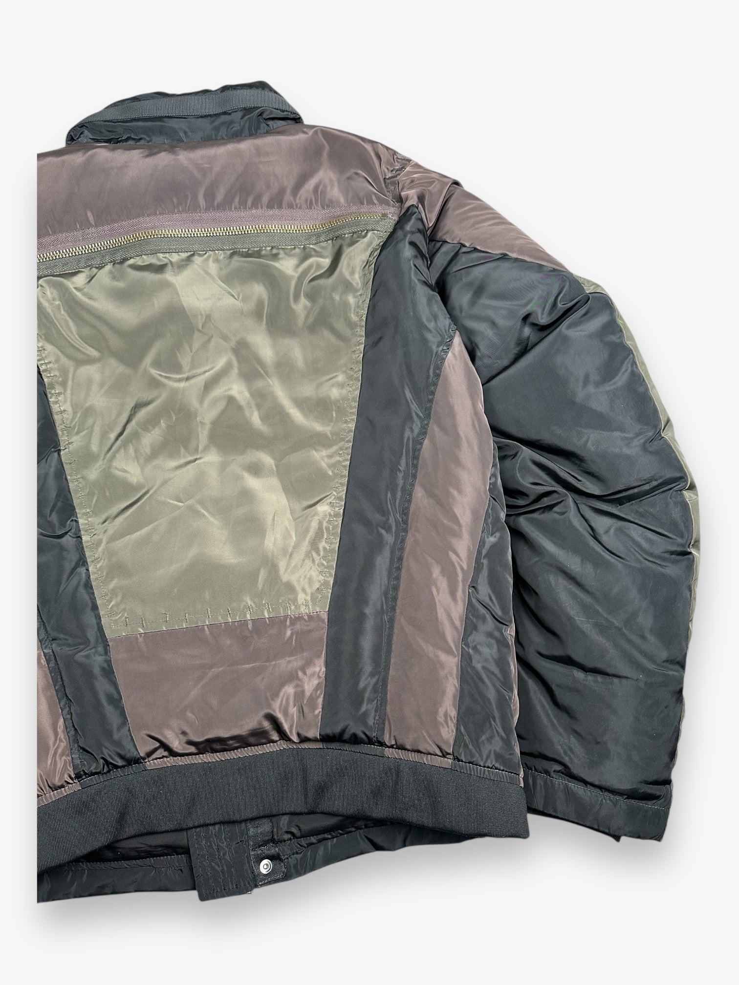 Marithe + Francois Girbaud Puffer Jacket 6-Zip Brown AW07