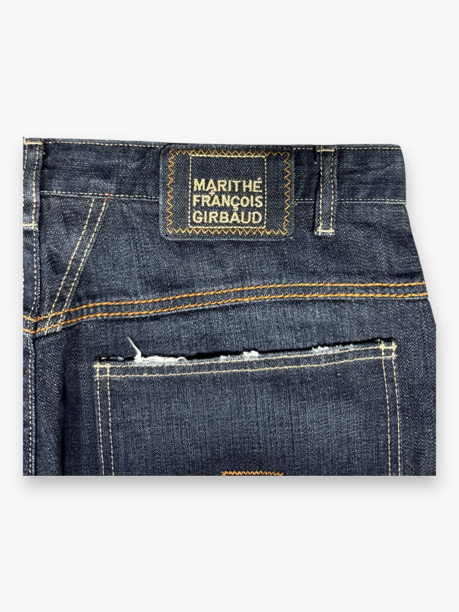 Marithe + Francois Girbaud SAMPLE Jeans Faded Brut