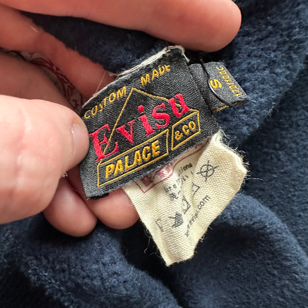 Sweatshirt Crewneck Evisu Palace Reversible Navy SS20