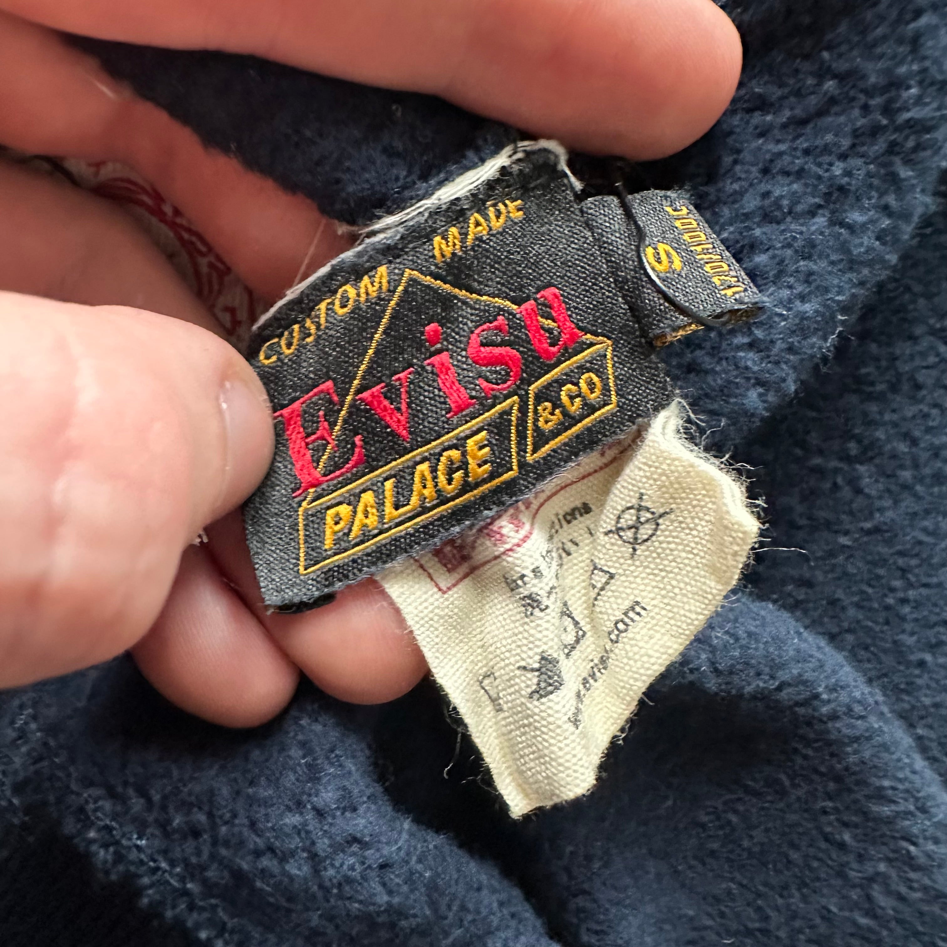 Sweatshirt Crewneck Evisu Palace Reversible Navy SS20