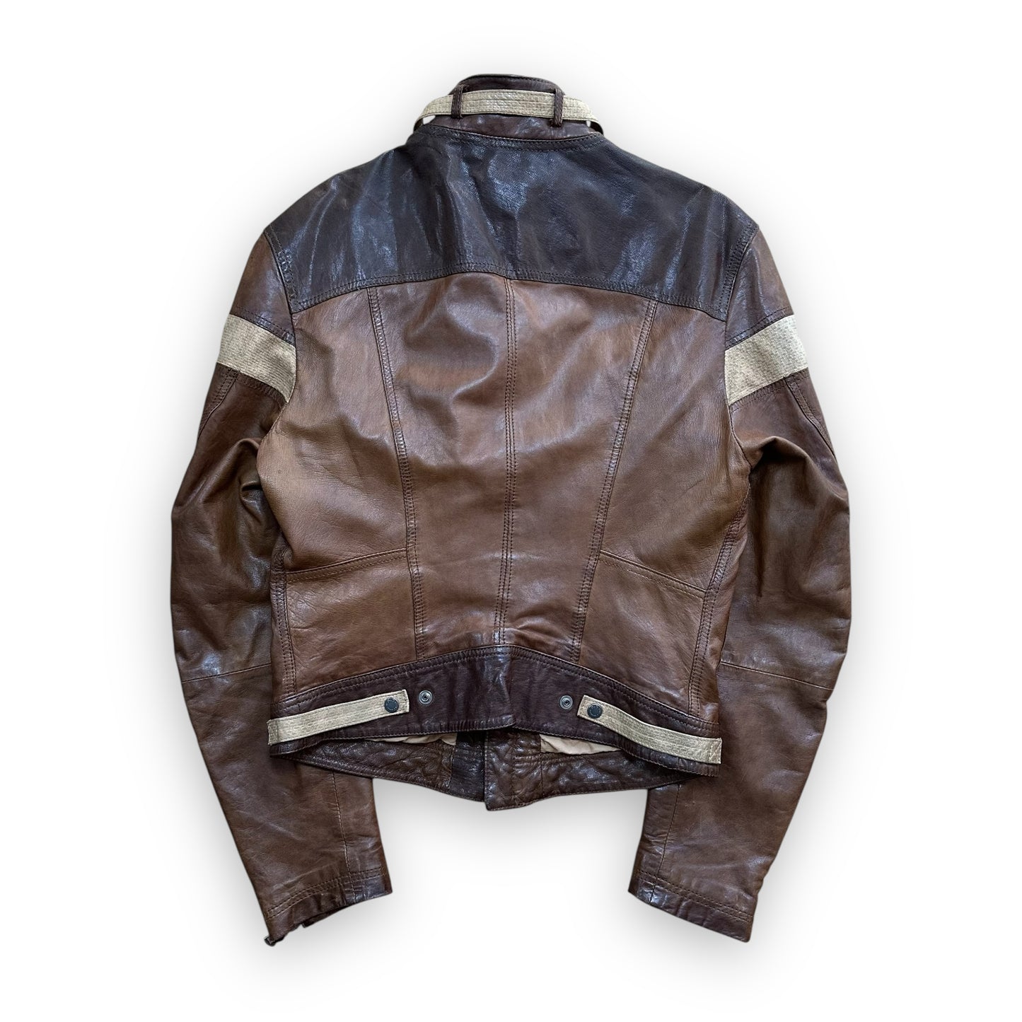 Jacket Dolce & Gabbana Leather Brown vintage (S)