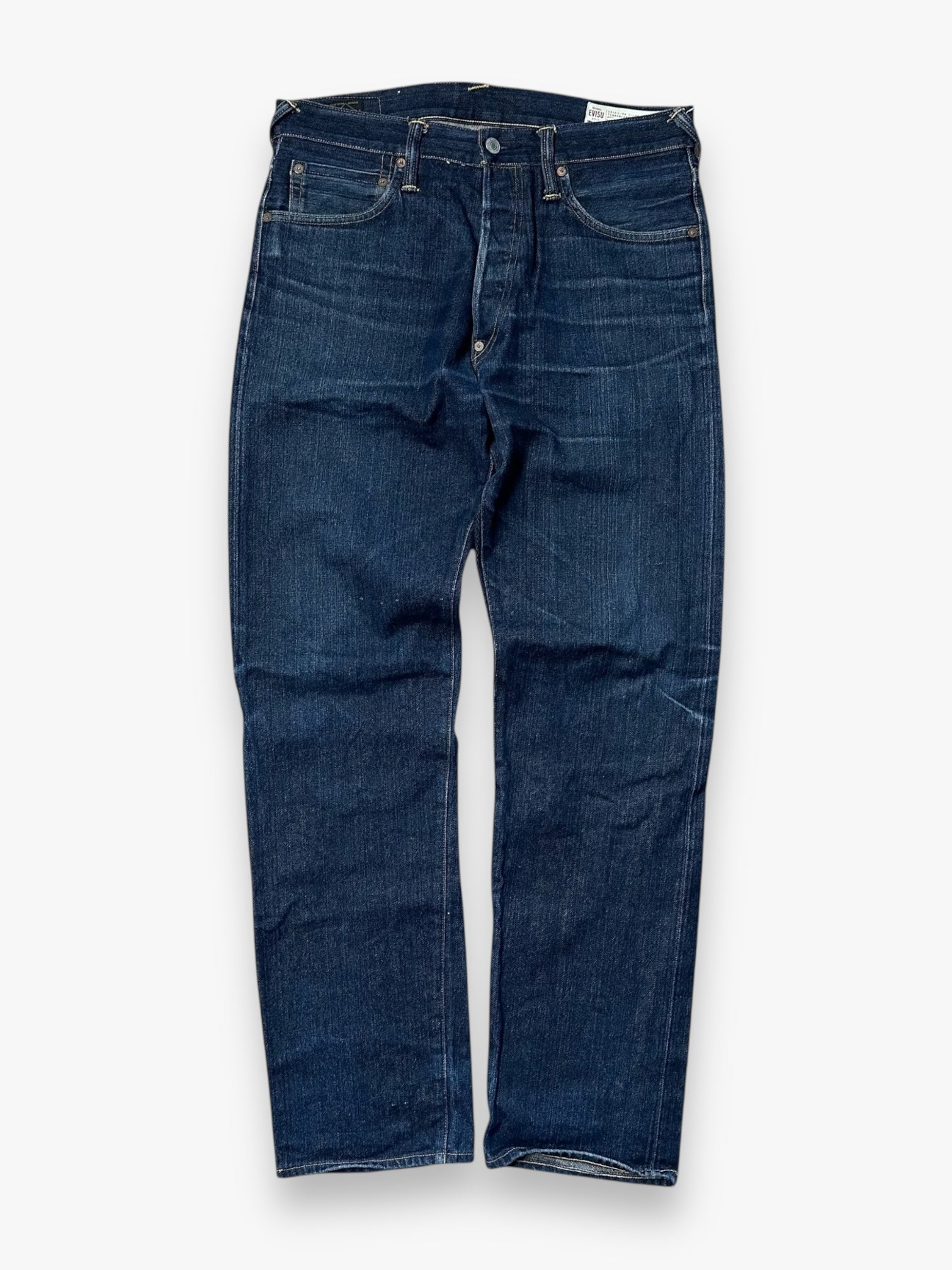 Jeans Evisu Daicock 20th anny special embroidery Lot 2000 Red