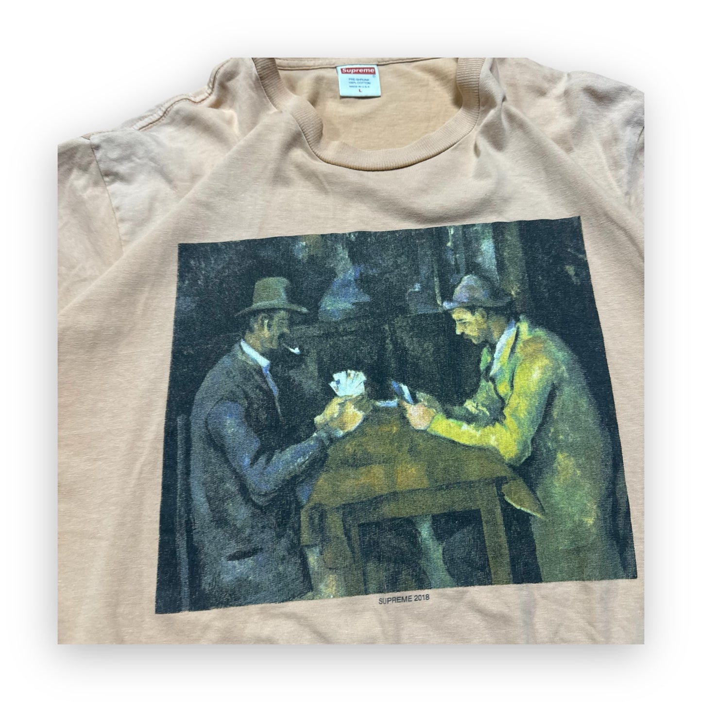 Tee Supreme Cards Peach SS18 (L)