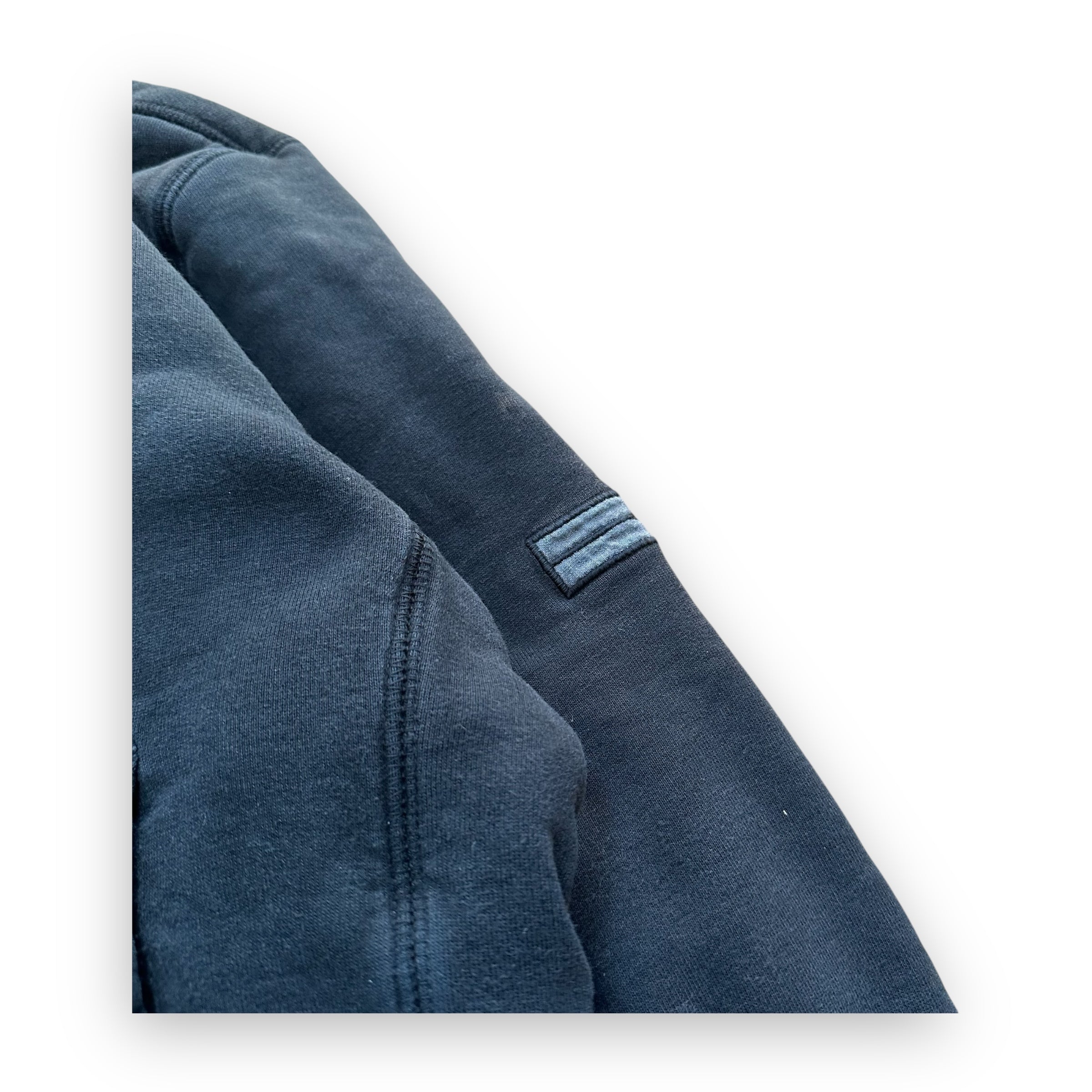 Sweatshirt Hoodie Zip Stone Island Denims Black FW07