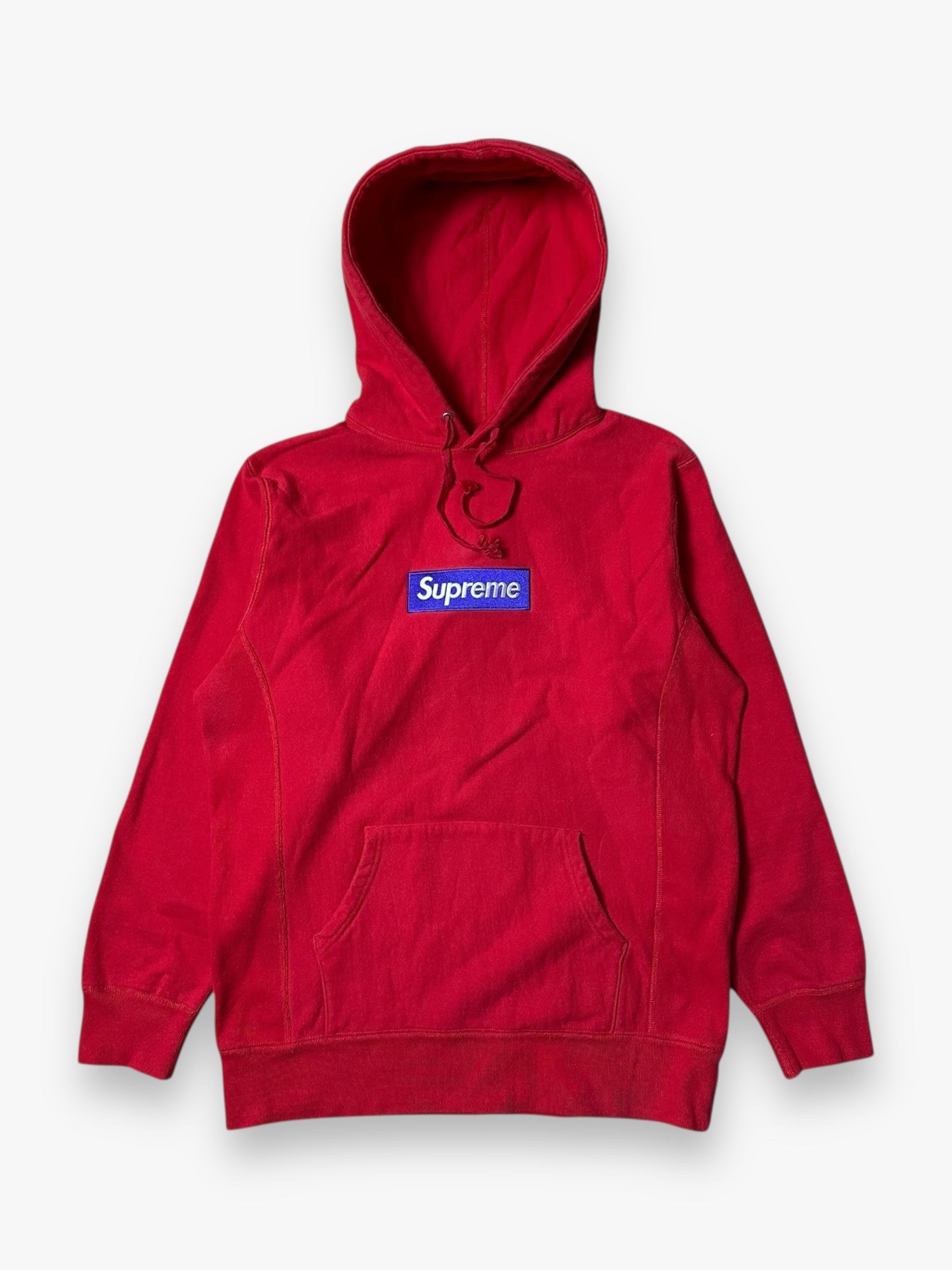Sweatshirt Hoodie Supreme Box Logo Red FW17