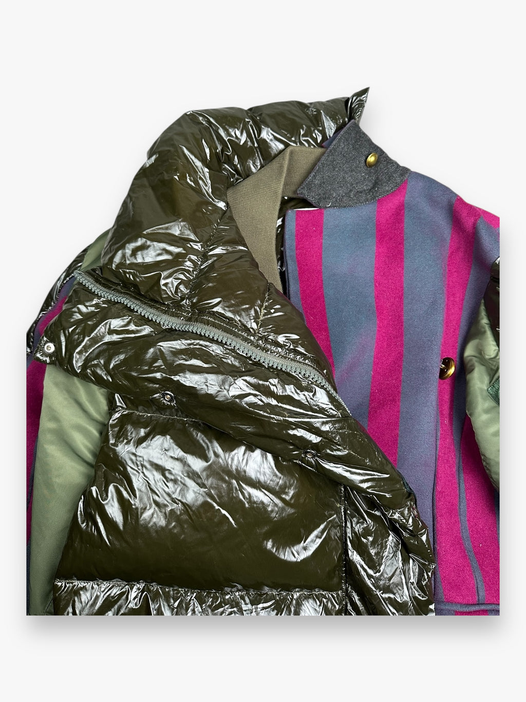 Sacai Oversized Hybrid Jacket Puffer/Bomber/Coat AW18