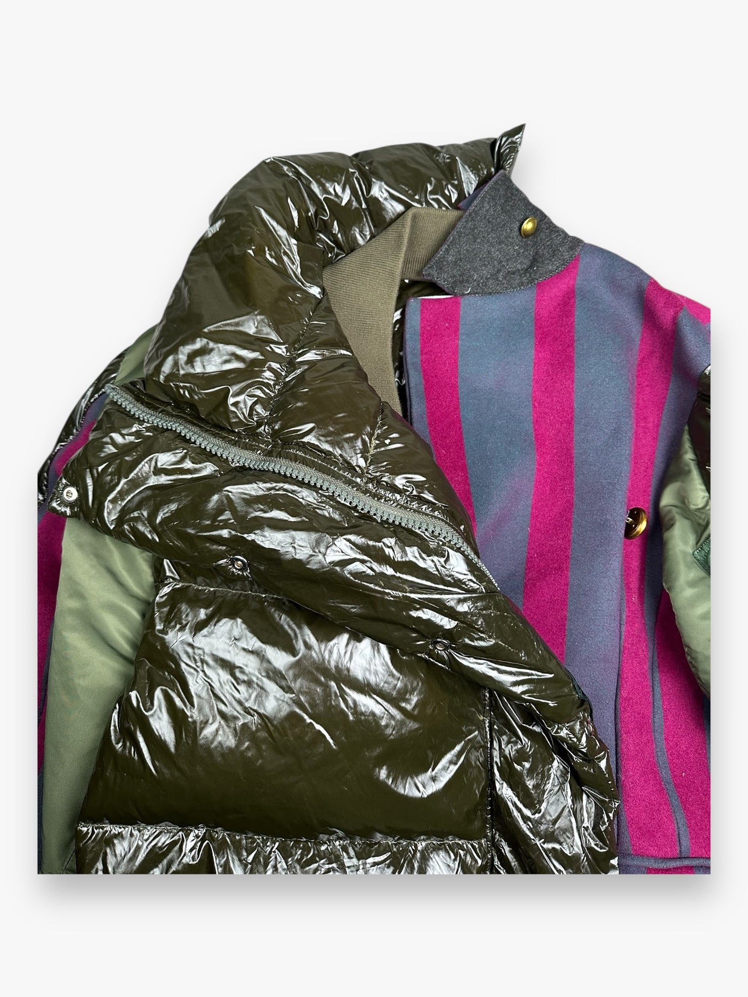 Sacai Oversized Hybrid Jacket Puffer/Bomber/Coat AW18