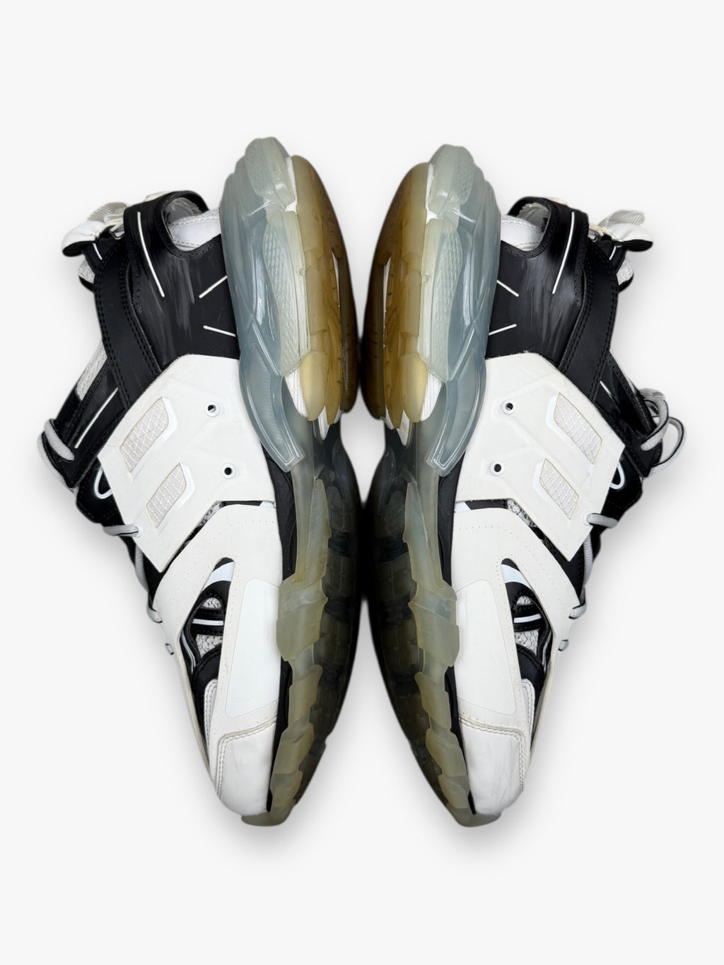 Balenciaga Track Clear Sole Black White