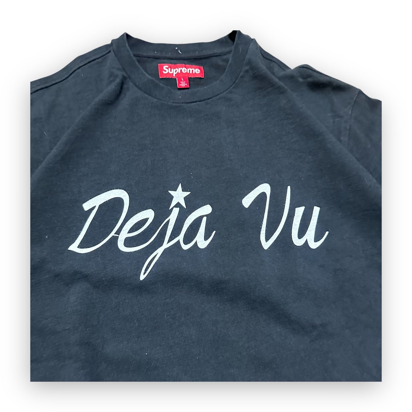 Tee Supreme Deja Vu Black FW23 (L)