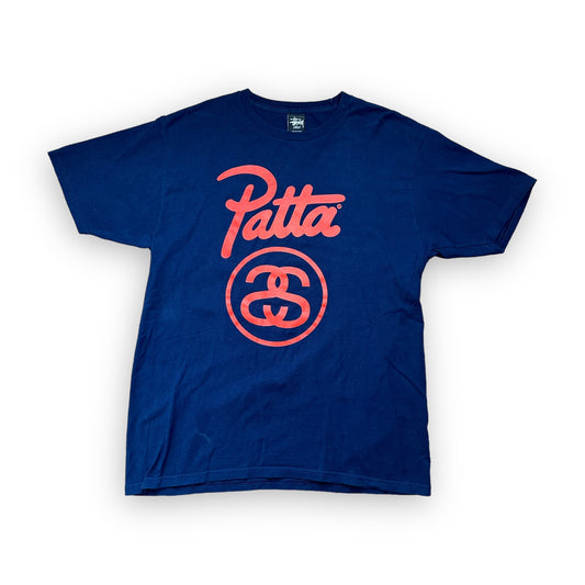 L • Stussy x Patta Navy/Red Tee