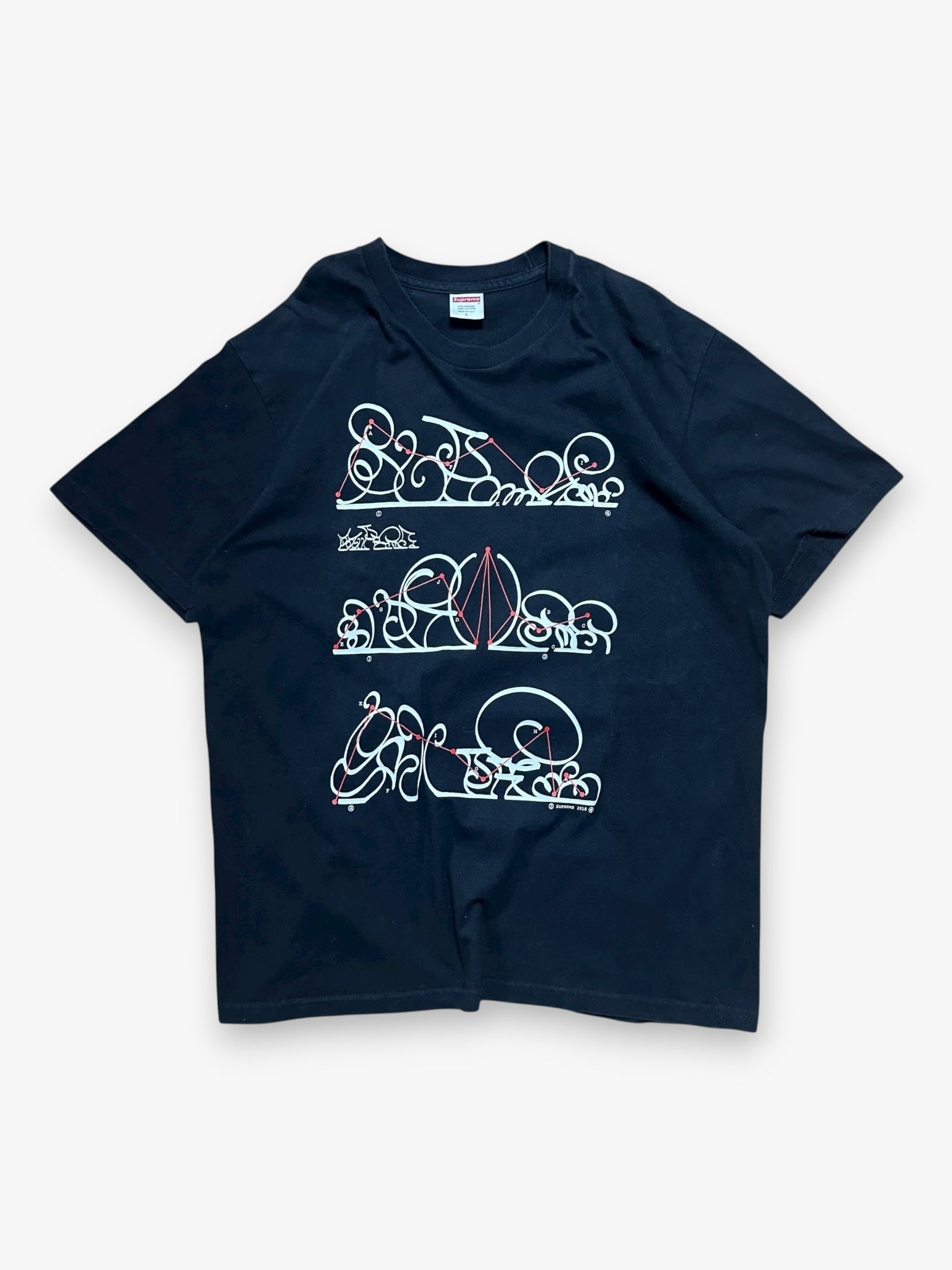 Tee Supreme System Black FW18