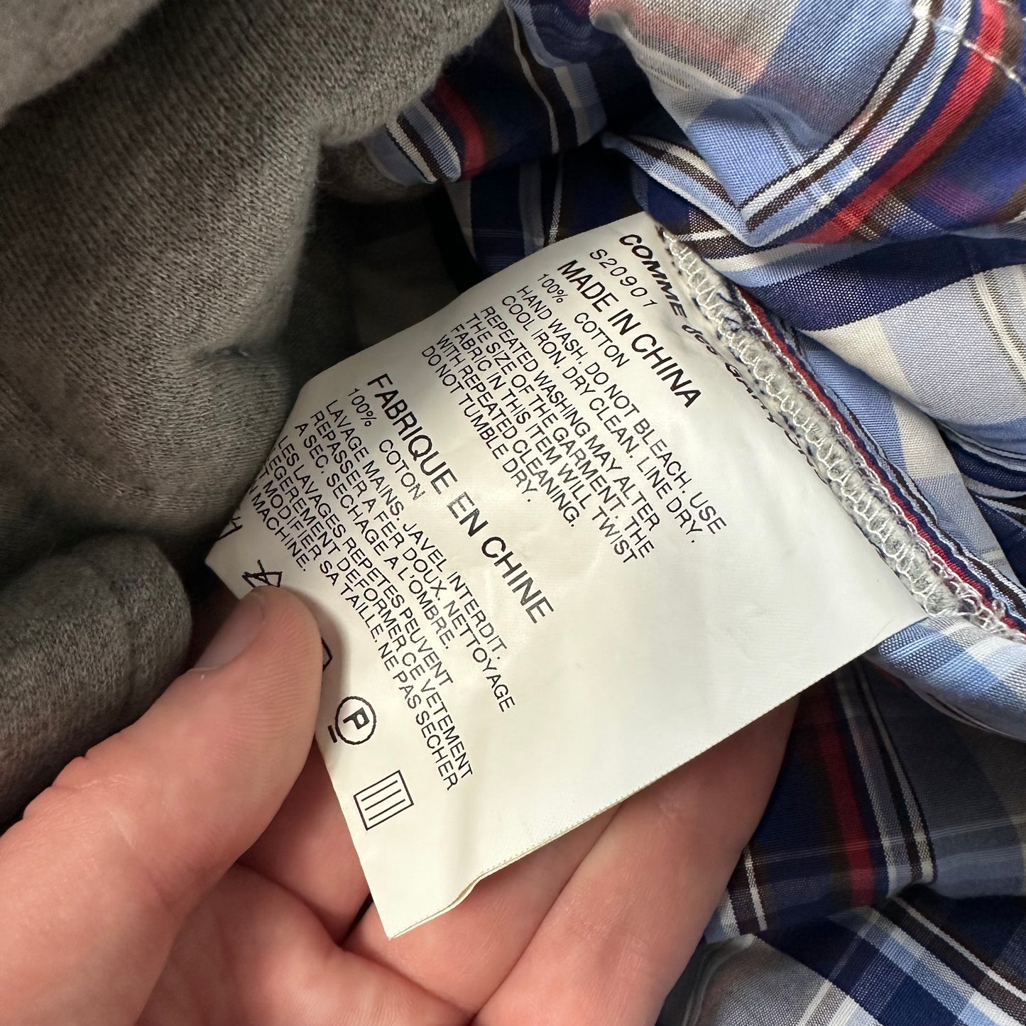 Jacket Comme des Garcons SHIRT Duffle Coat Grey (L)