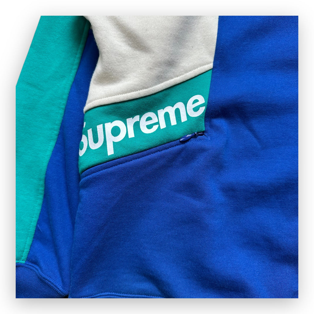 Supreme Color Royal Zip Hoodie Sweatshirt SS20