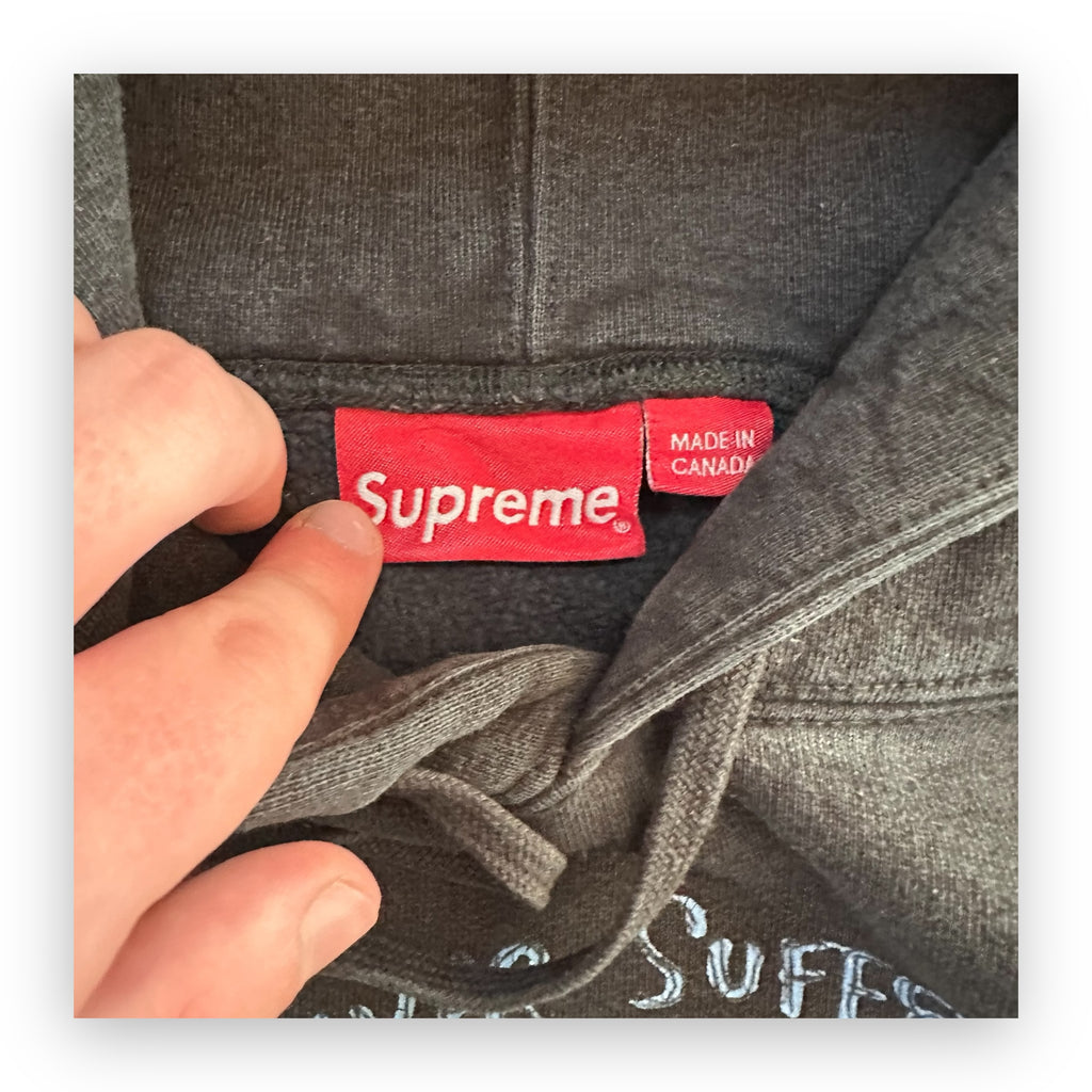 Sweatshirt Hoodie Supreme Daniel Johnston Black