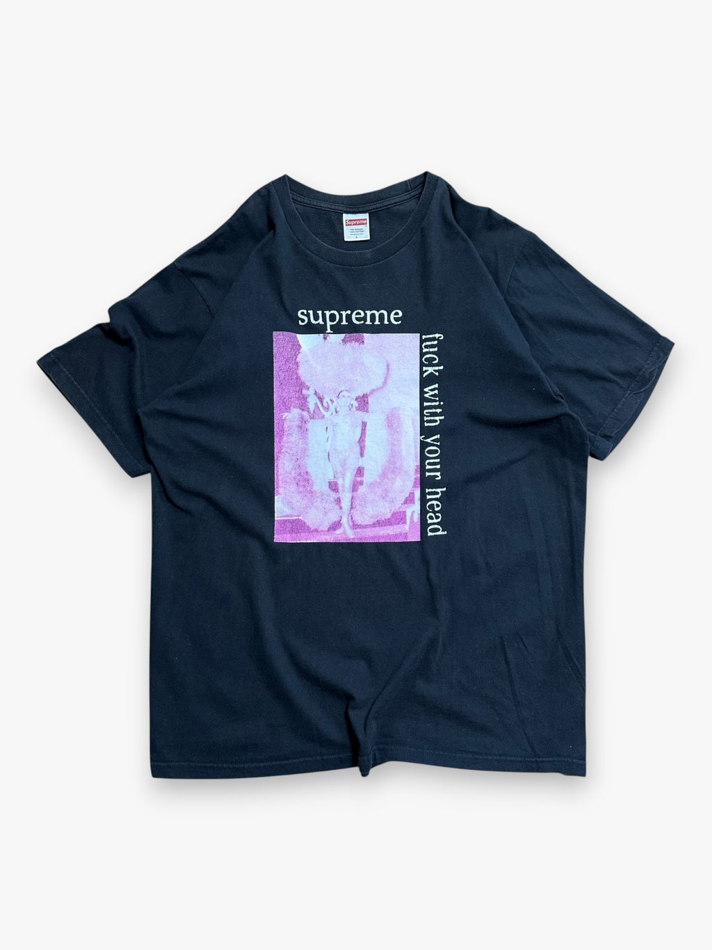 Tee Supreme Fuck With Your Head Black FW17