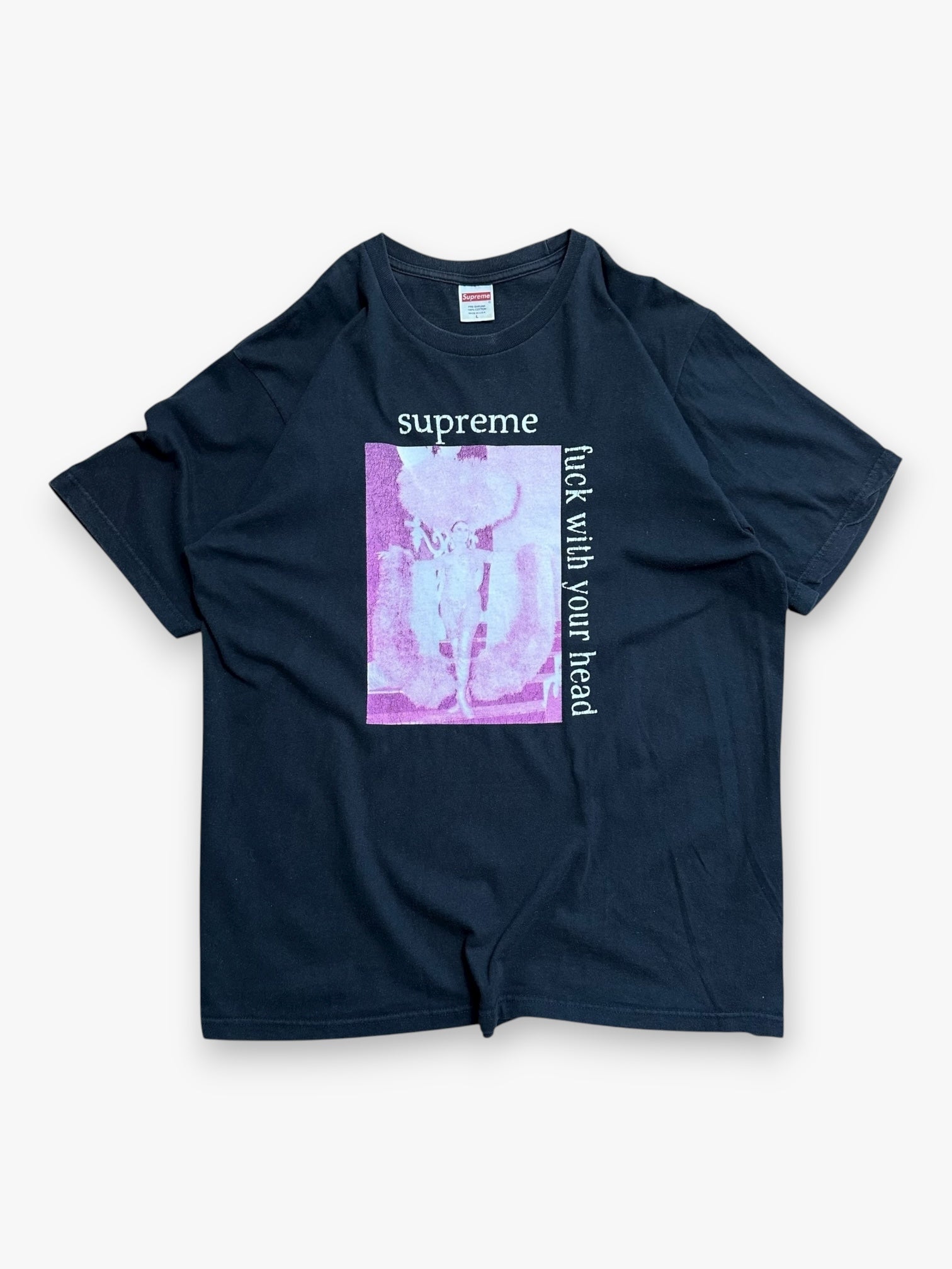 Tee Supreme Fuck With Your Head Black FW17