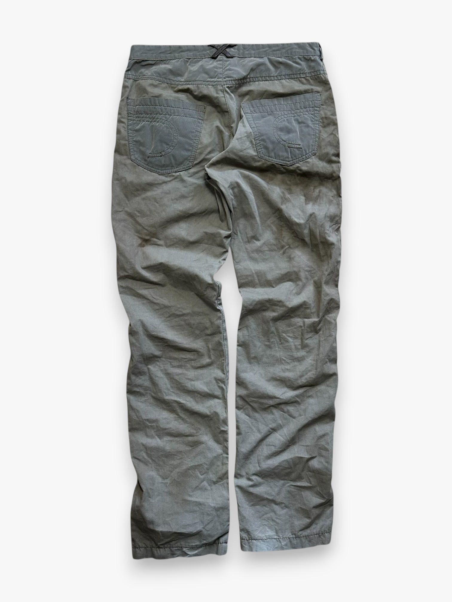 Pant Roberto Cavalli Hybrid Leather Brown vintage