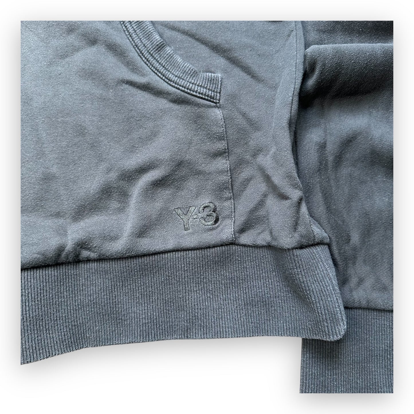 Sweatshirt Hoodie adidas Y-3 Dark Grey vintage (M)