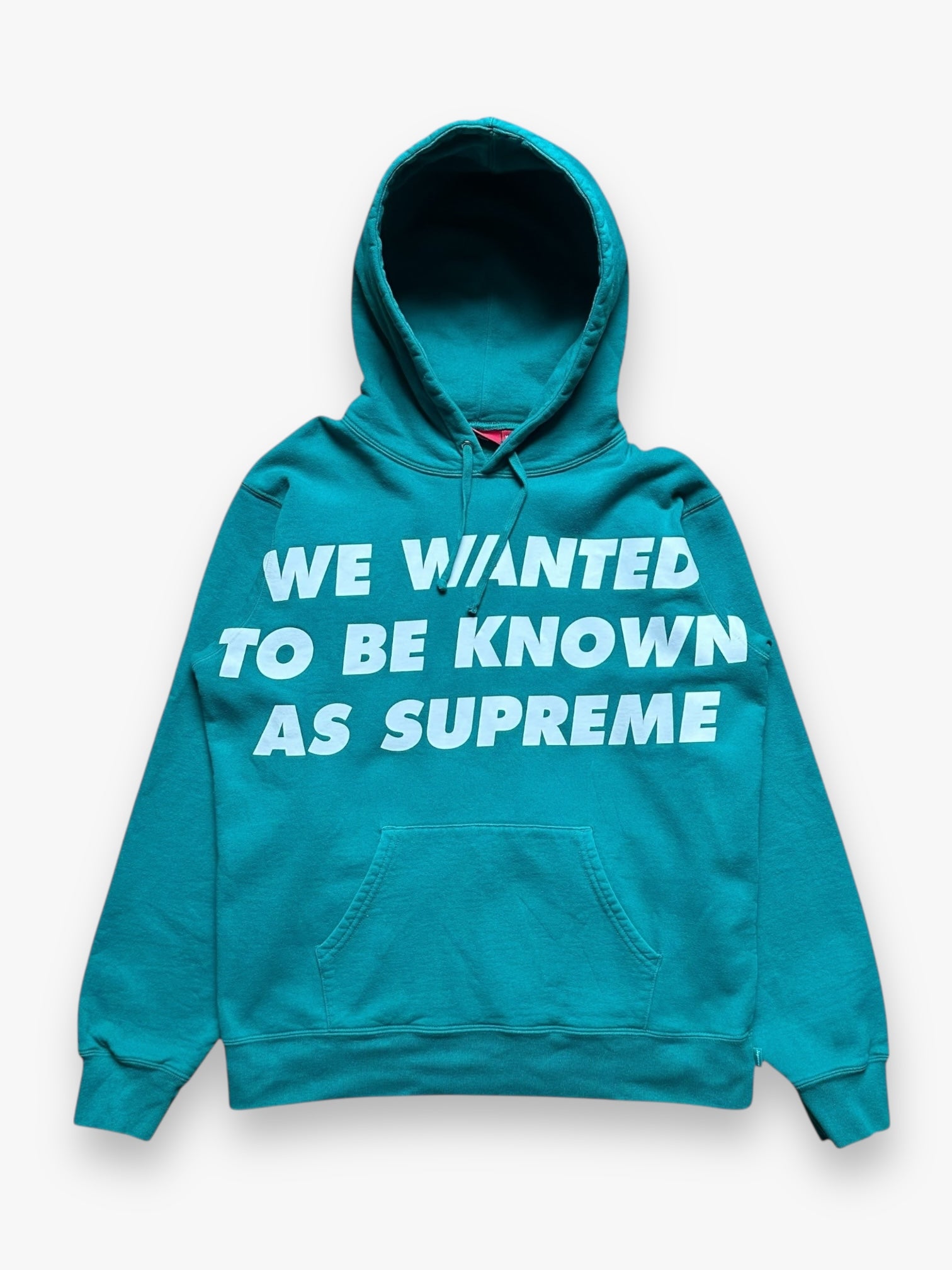 Supreme Know As Dark Aqua SS20 Hoodie Sweatshirt