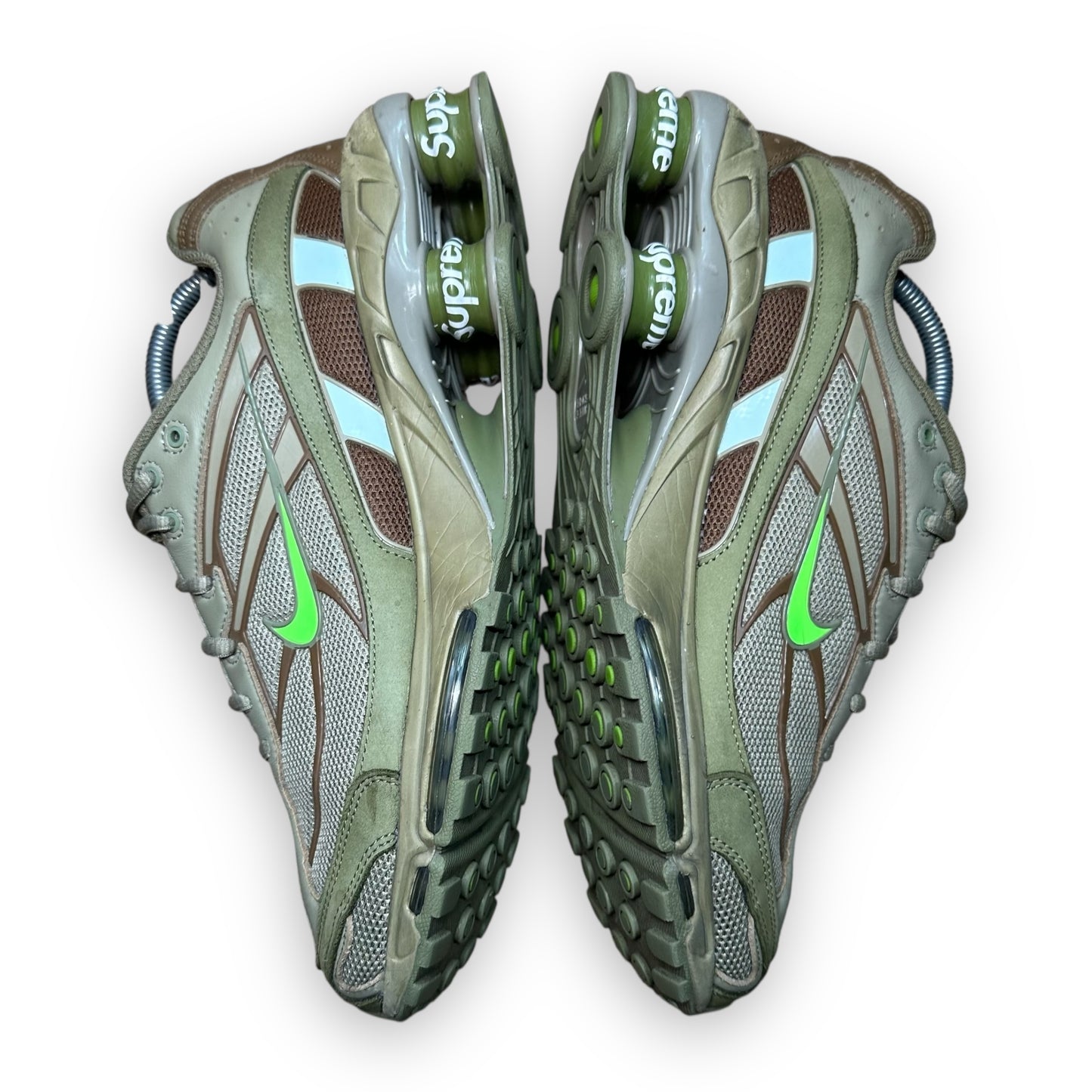 EU43 - US9.5 - UK8.5 • Shox Ride 2 Supreme Olive