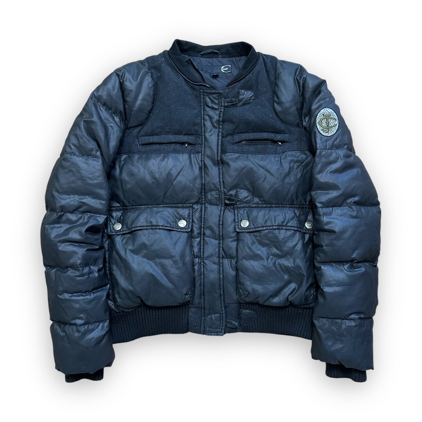 Puffer Jacket Roberto Cavalli Black vintage (M)