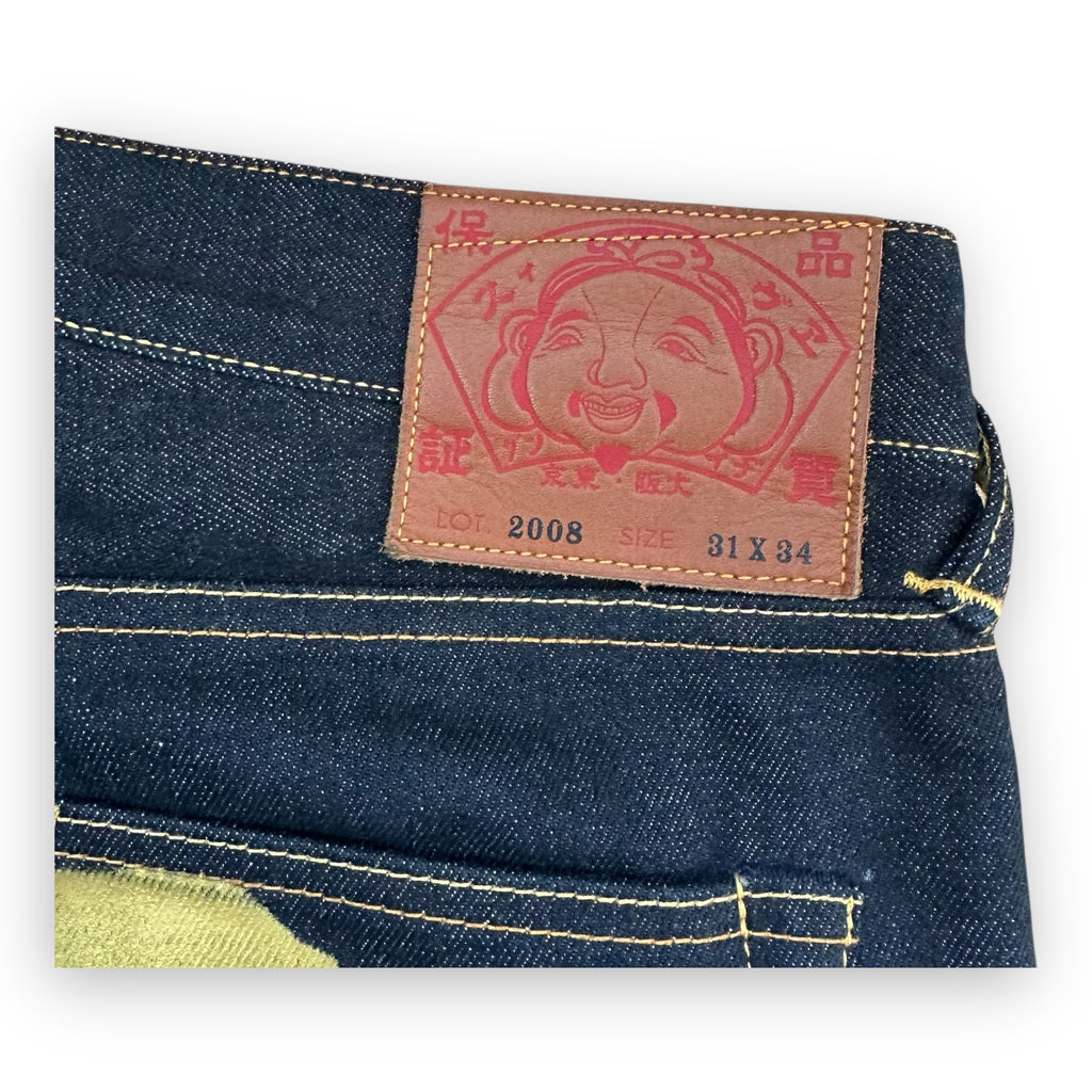 Jeans Evisu Daicock Dragon Gold Lot 2008