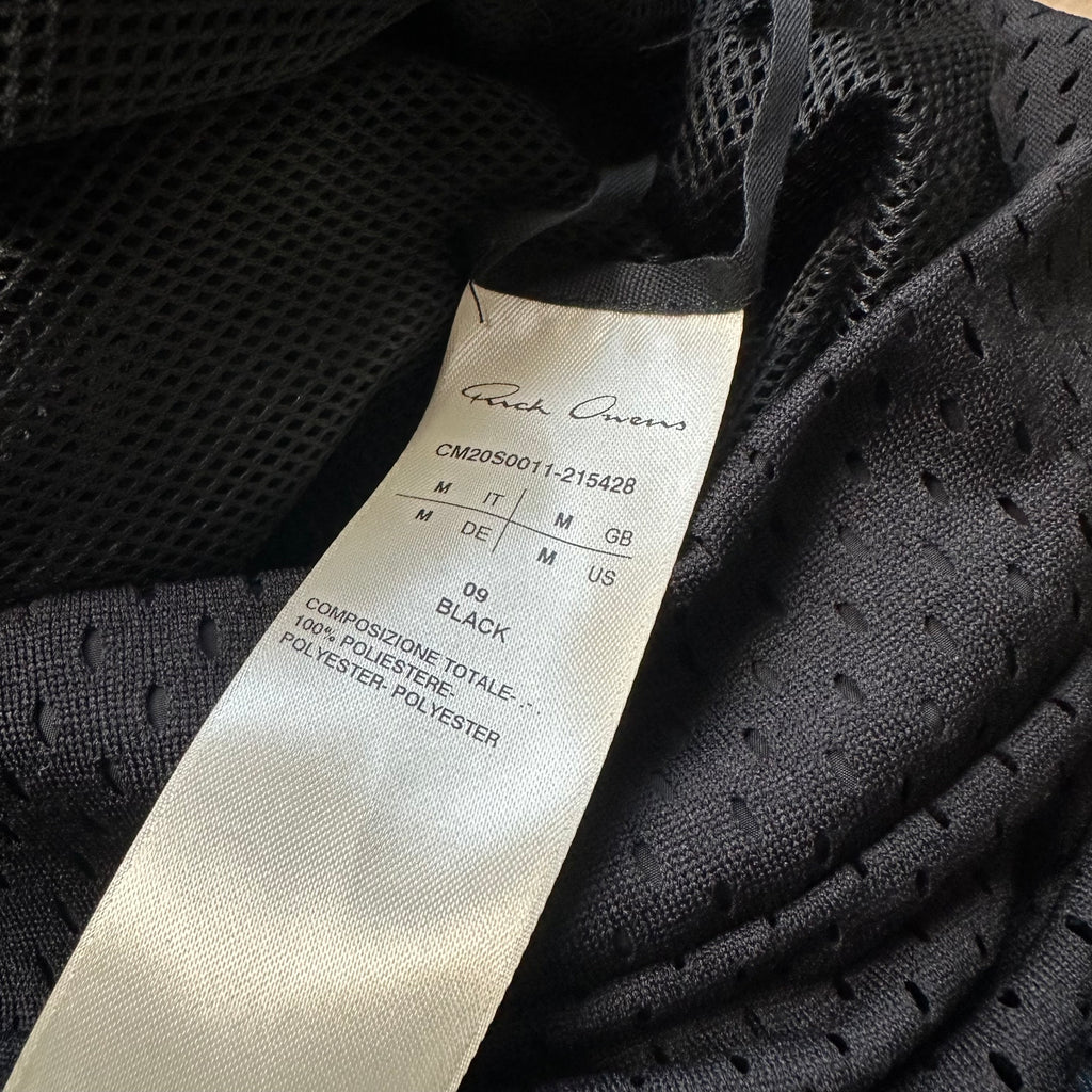 Jacket Rick Owens x Champion Mesh Hooded Windbreaker Black