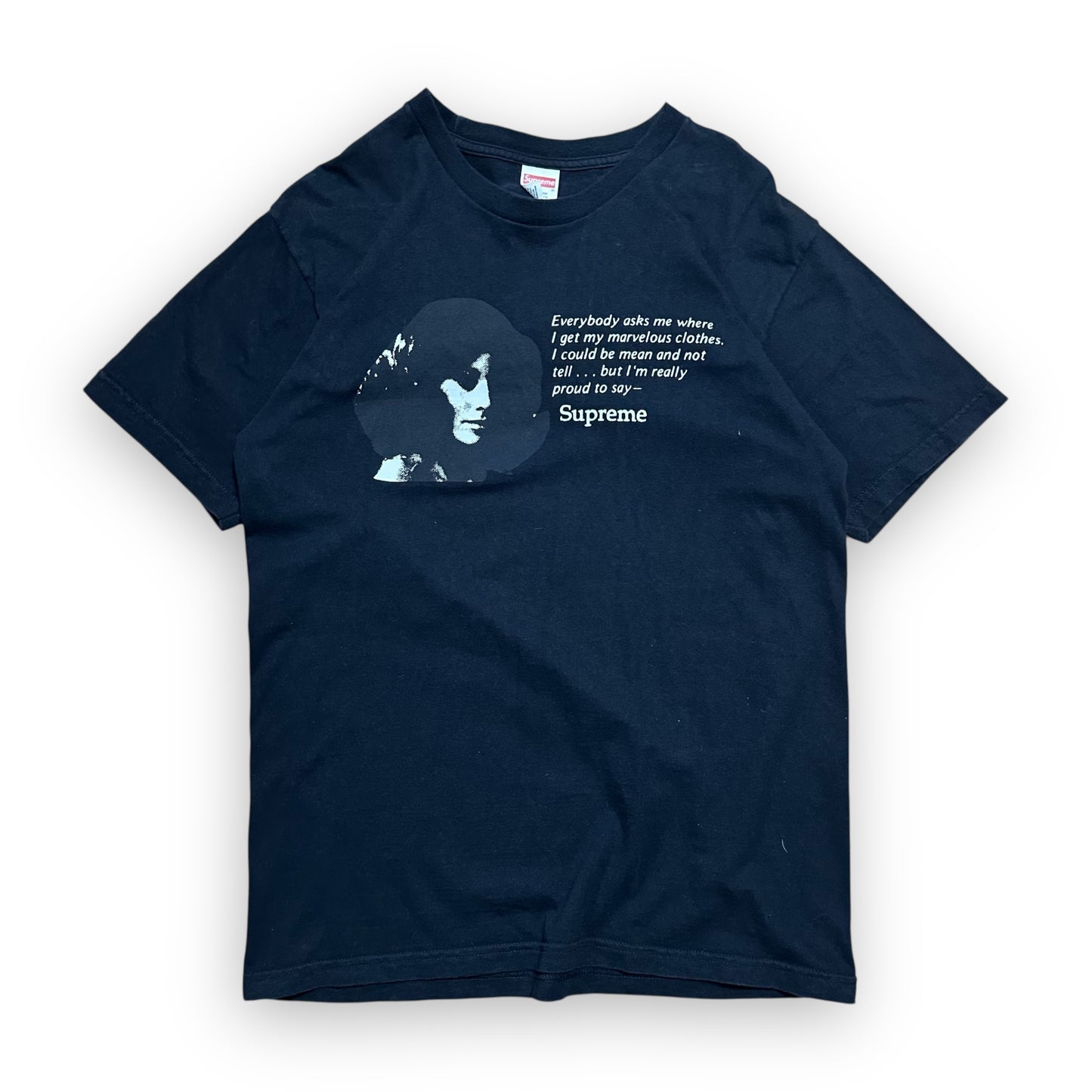 Tee Supreme Mean Black SS17 (L)