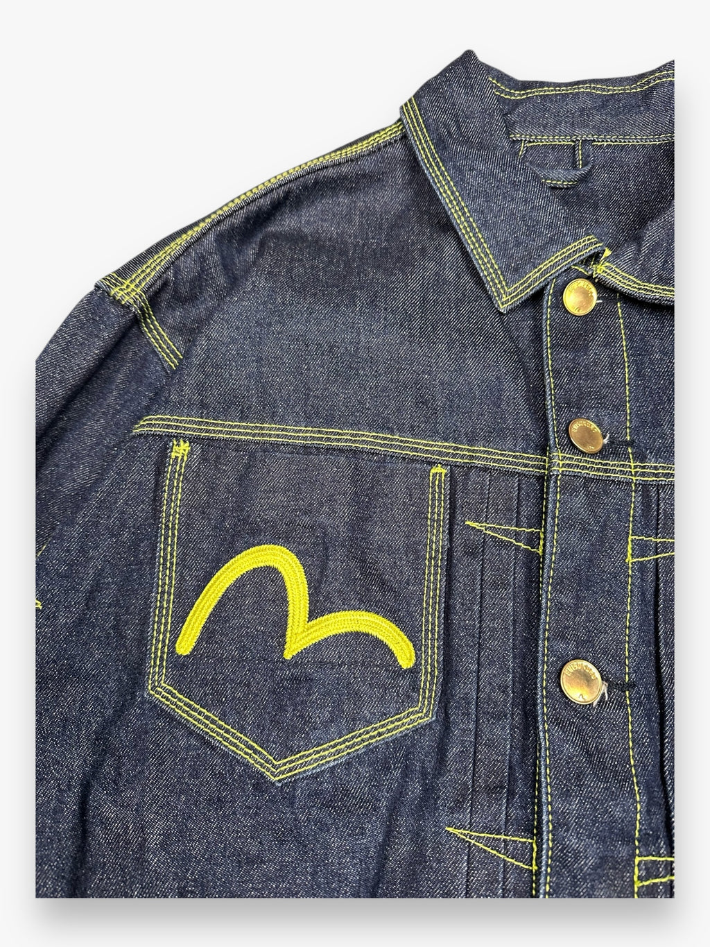 Evisu Denim Jacket Heritage Yellow