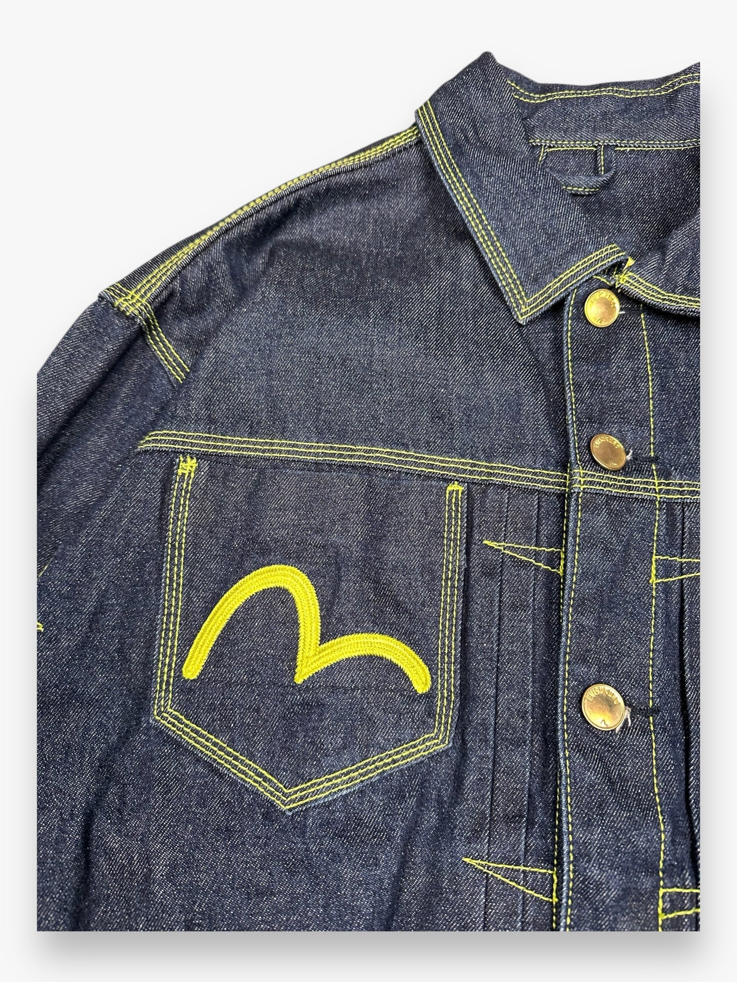 Evisu Denim Jacket Heritage Yellow