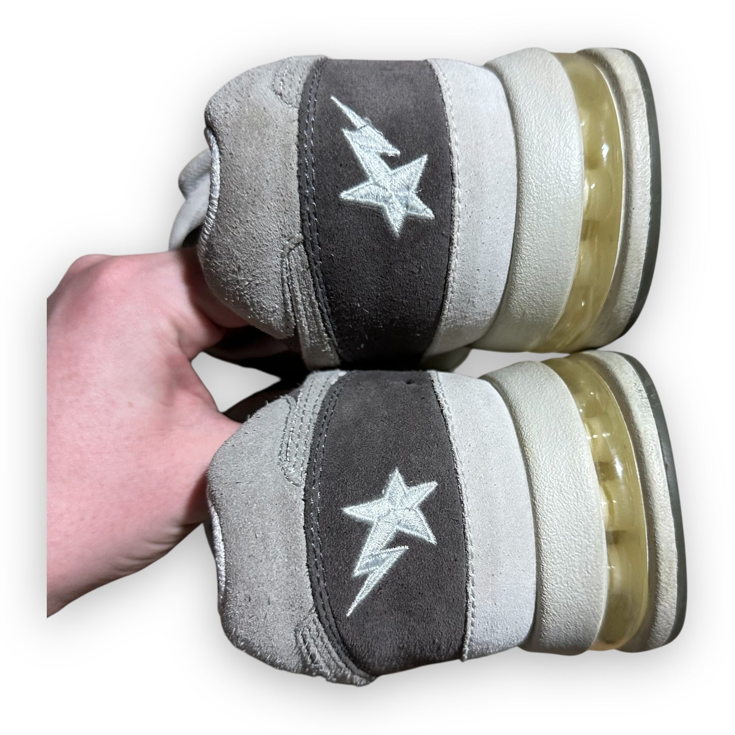 EU45 - US11 - UK10 • Bape Road Sta Pastel Grey