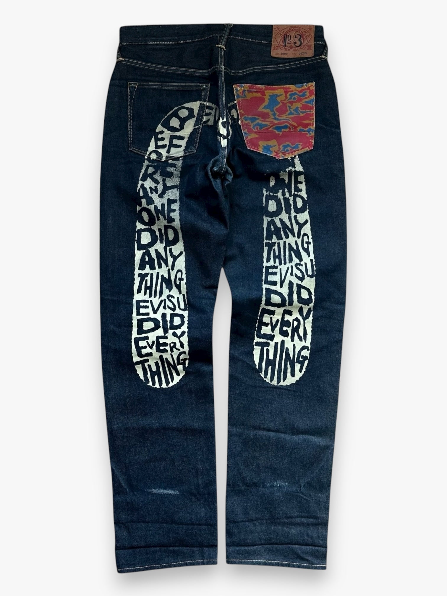 Jeans Evisu Daicock Lot 2000 Multicolor