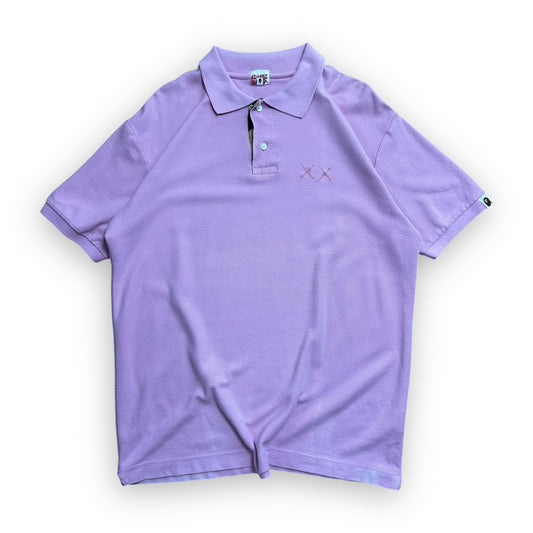 Polo BAPE x KAWS Pink (M)
