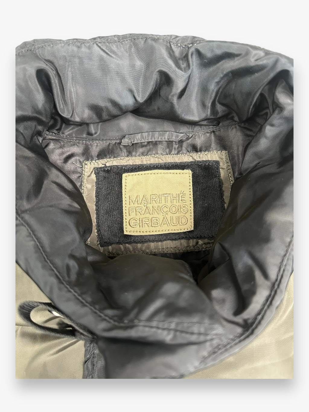 Marithe + Francois Girbaud Puffer Jacket 6-Zip Brown AW07