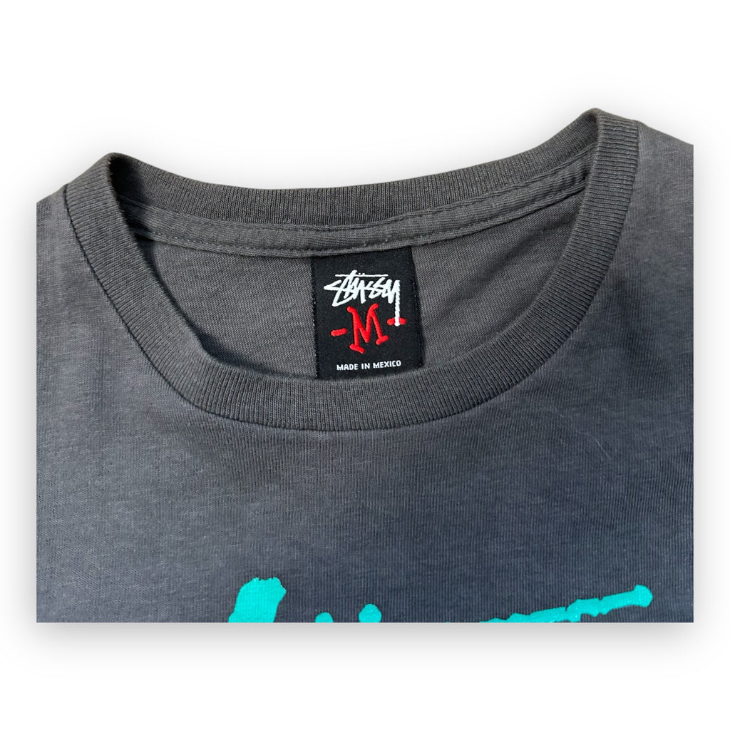 Tee Stussy Dark Grey vintage