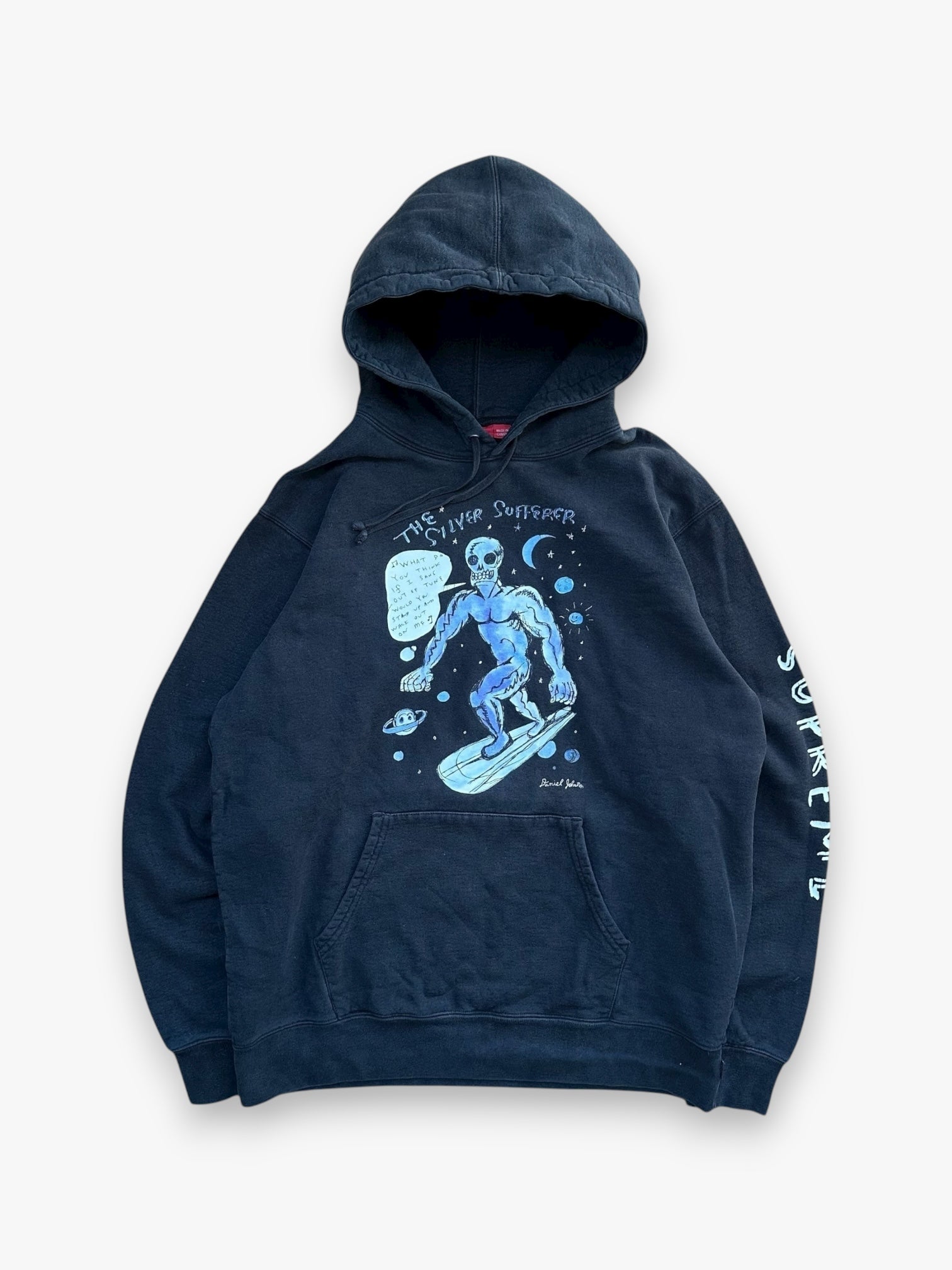 Sweatshirt Hoodie Supreme Daniel Johnston Black