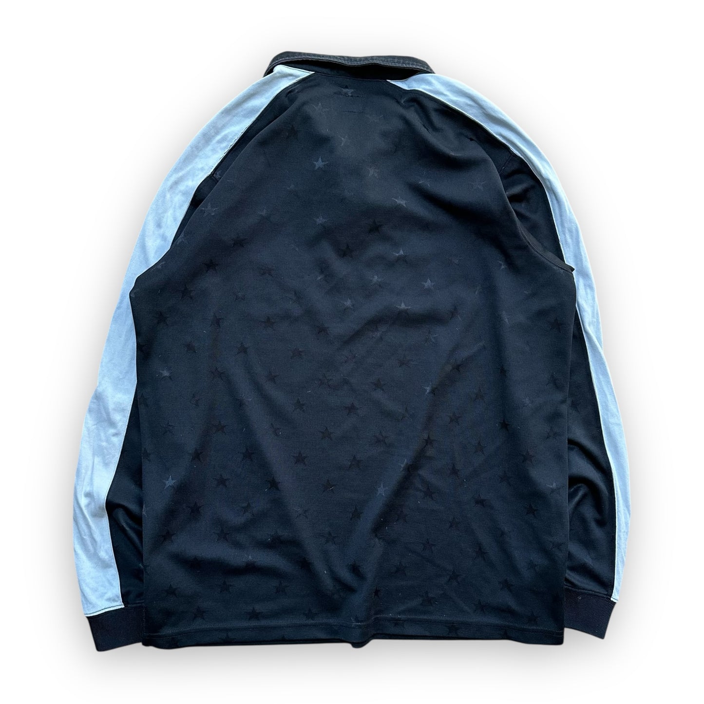 Sweatshirt Half Zip Supreme Track Pullover Stars Black FW18 (M)