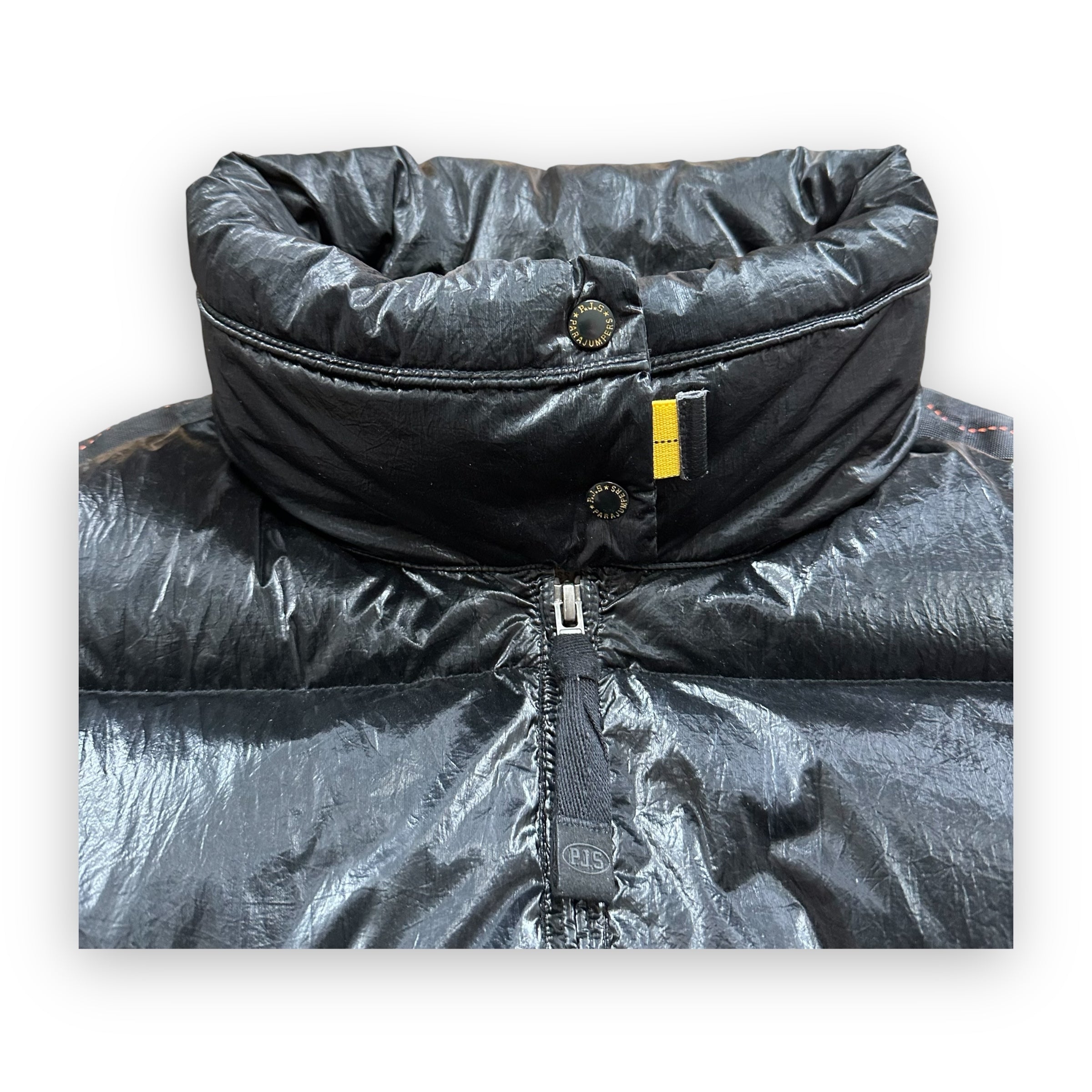 Puffer Jacket PJS Parajumpers Limited Edition Patent Black FW20