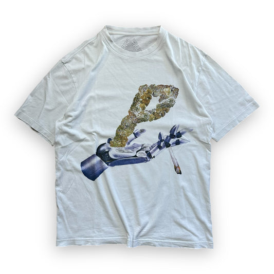 Tee Palace Robot Weed Smoker White (L)