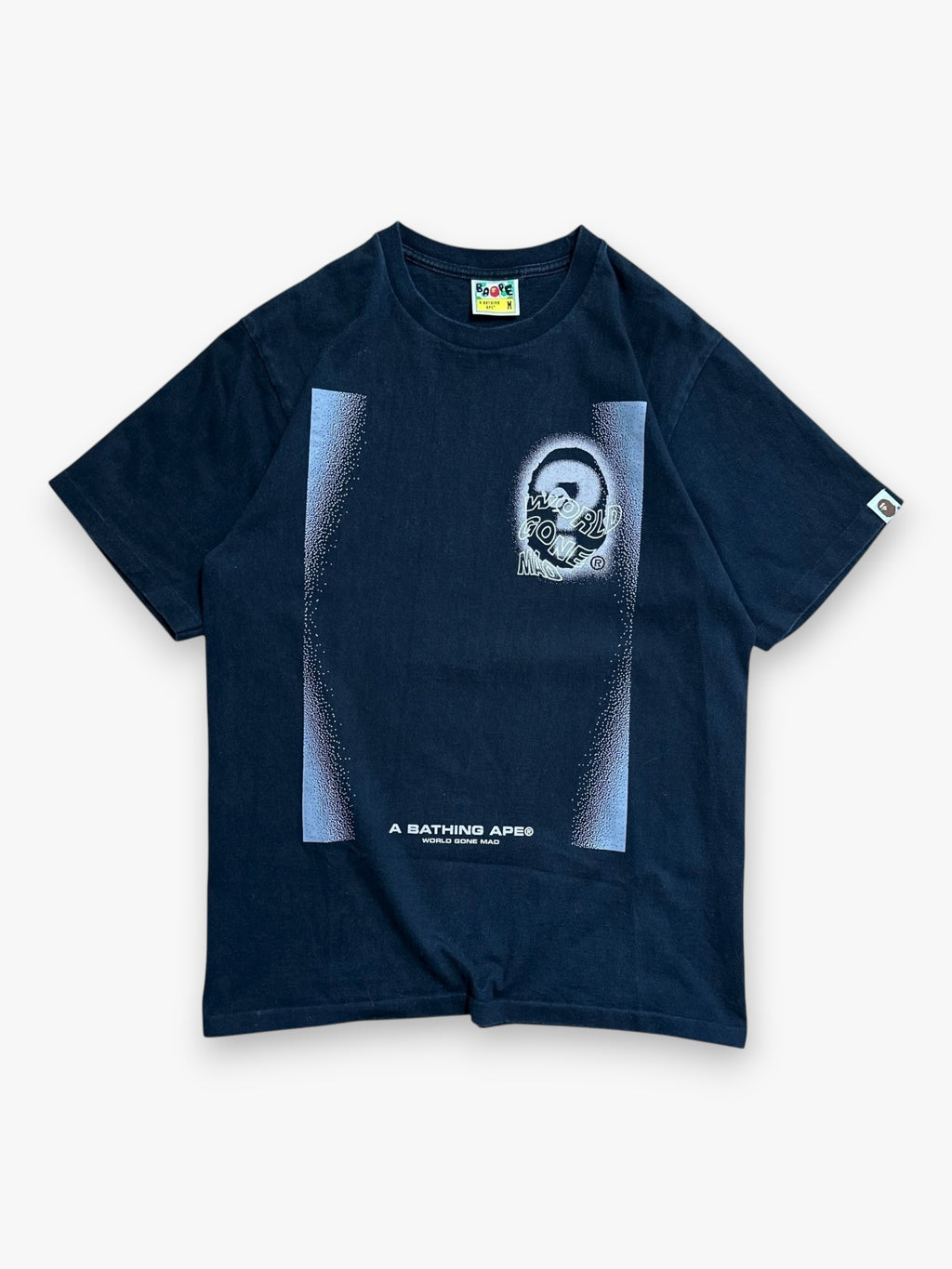 Tee BAPE World Gone Mad Black