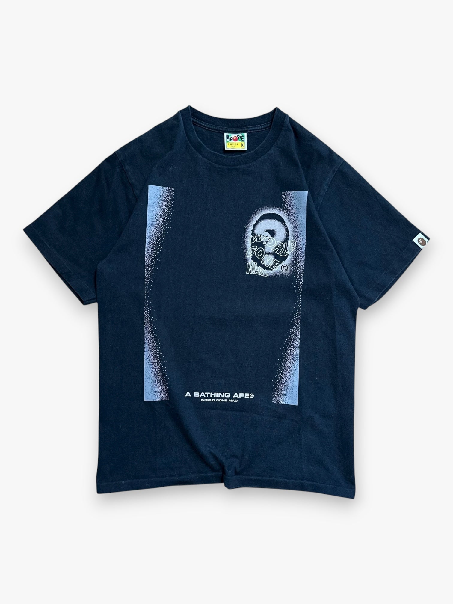 Tee BAPE World Gone Mad Black