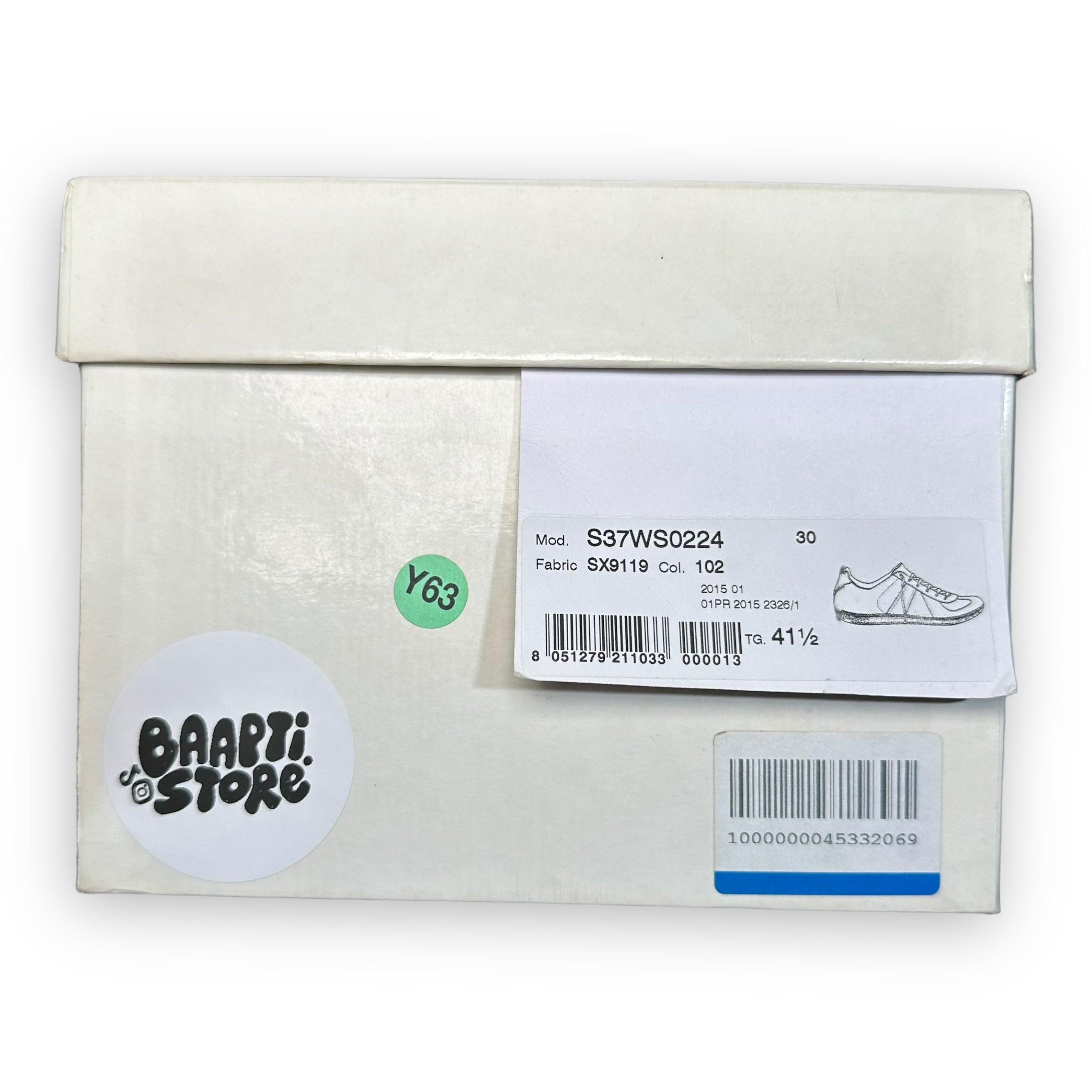 Maison Margiela Replica GAT Punch Hole Off White