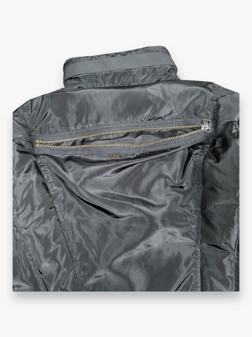 Puffer Jacket Marithe + Francois Girbaud 6-Zip Black AW07