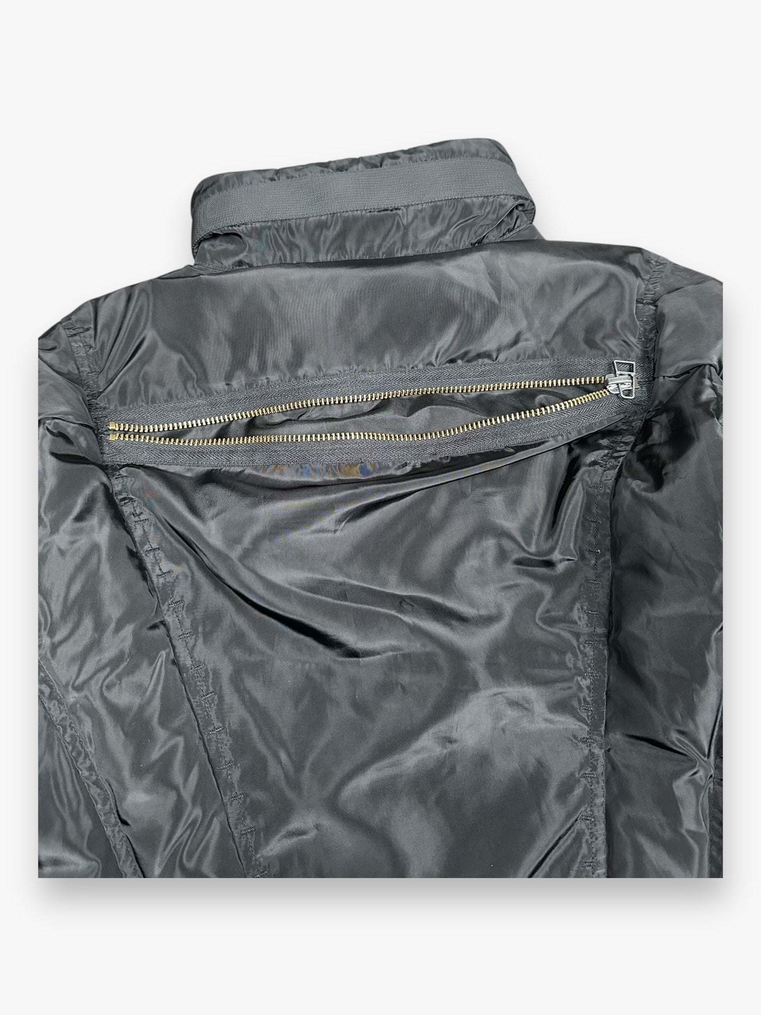 Puffer Jacket Marithe + Francois Girbaud 6-Zip Black AW07