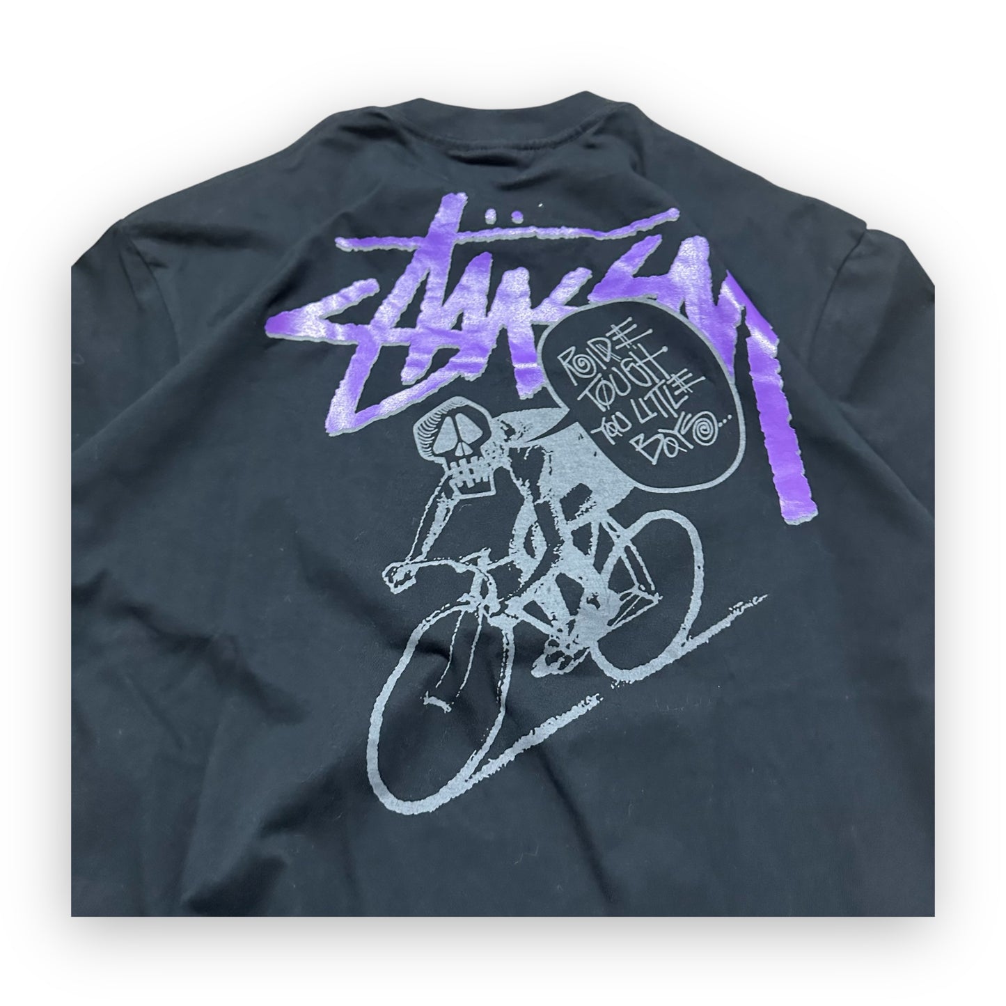 Tee Stussy Cyclist Vintage Black vintage (XL)